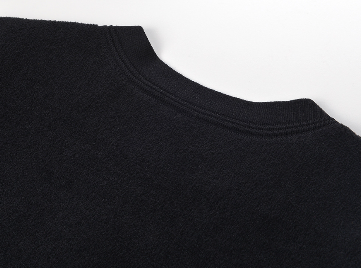SANDRO EVANGELINE SUEDE PLEATED MINI DRESS - BLACK