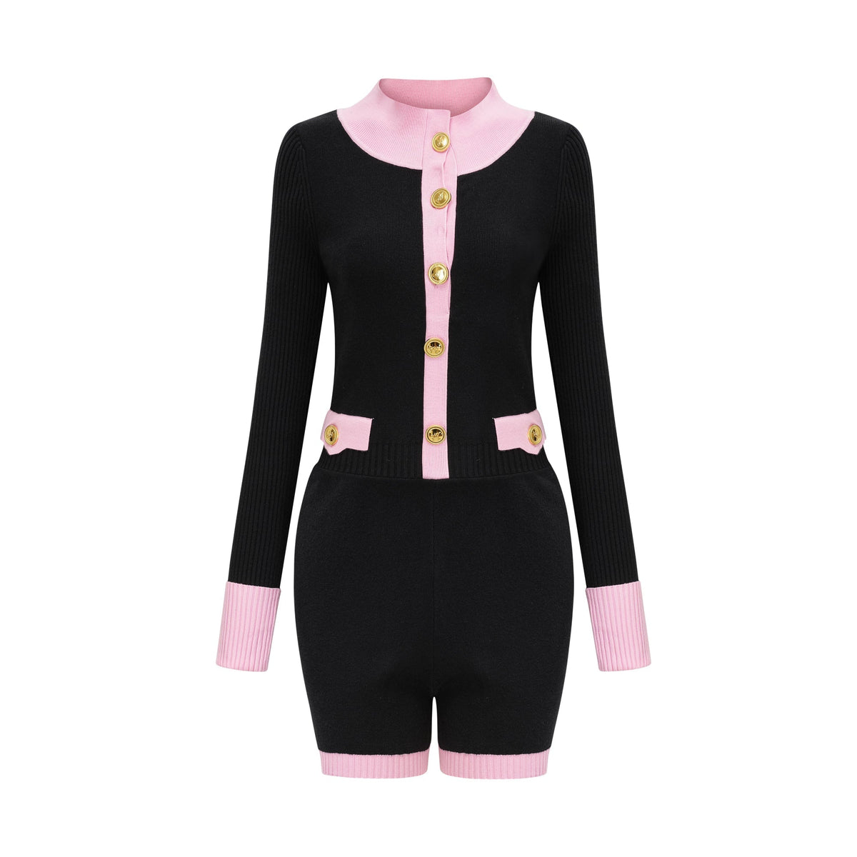 Ondinea black knitted bodysuit