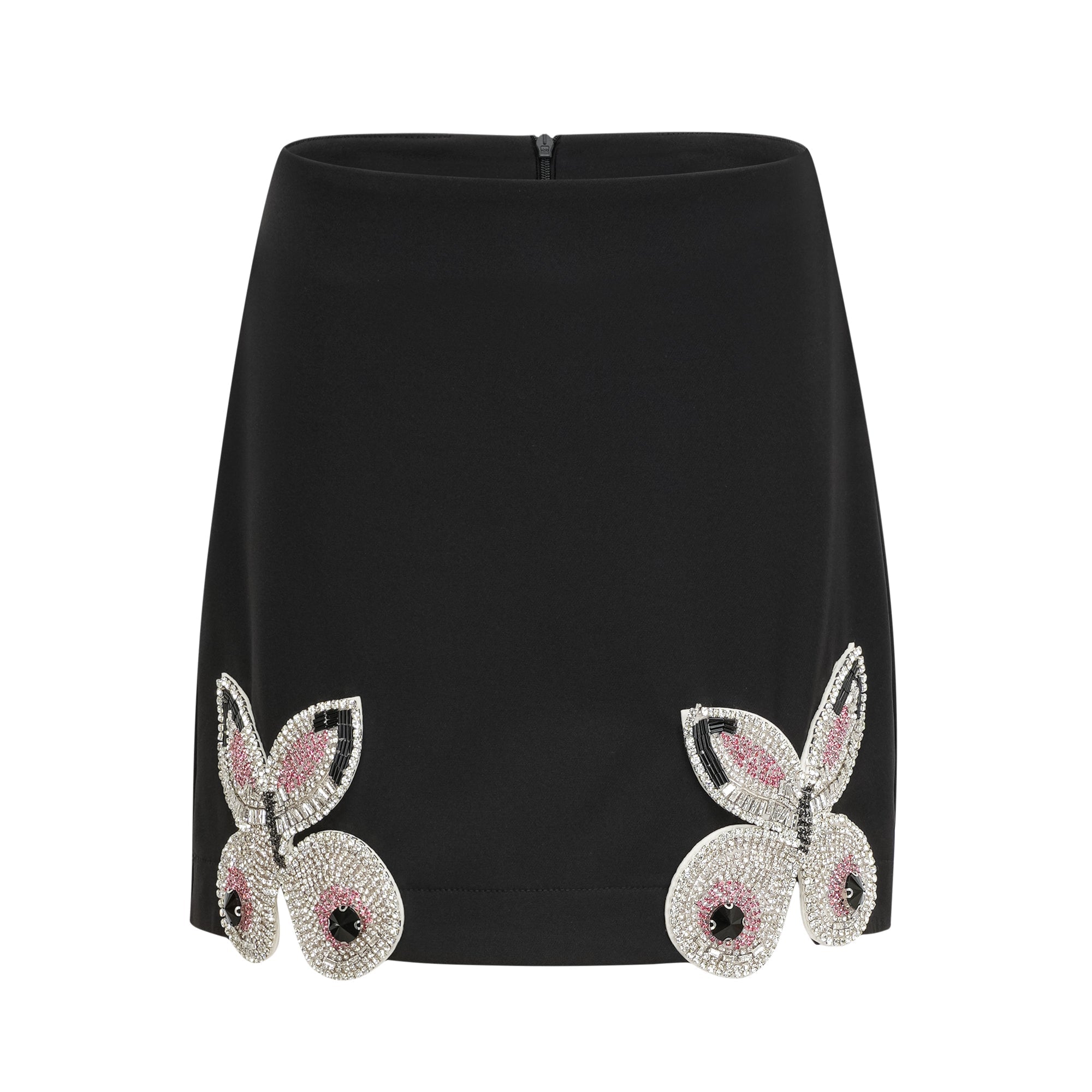 Roxane crystal-embellished jacket & skirt matching set
