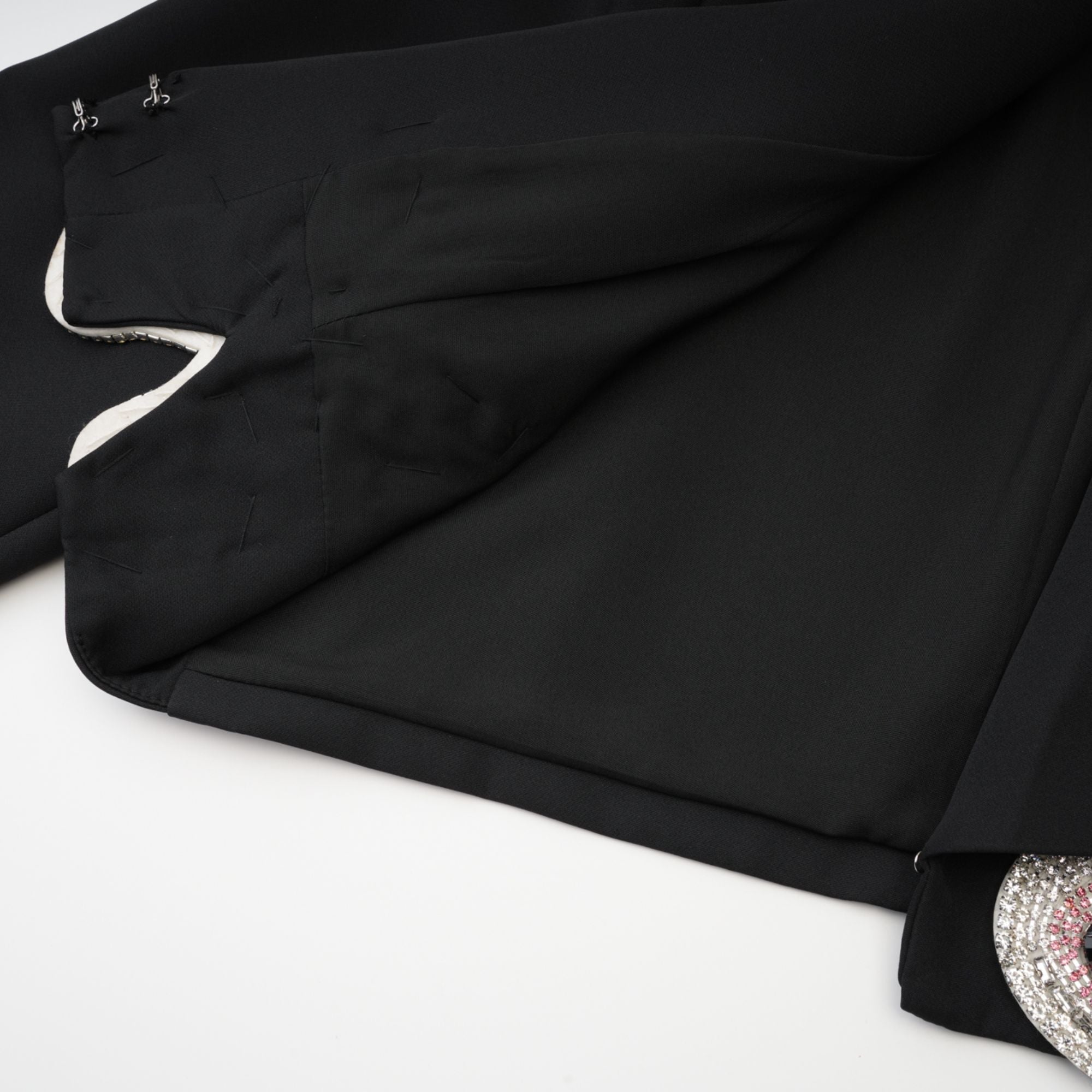 Roxane crystal-embellished jacket & skirt matching set