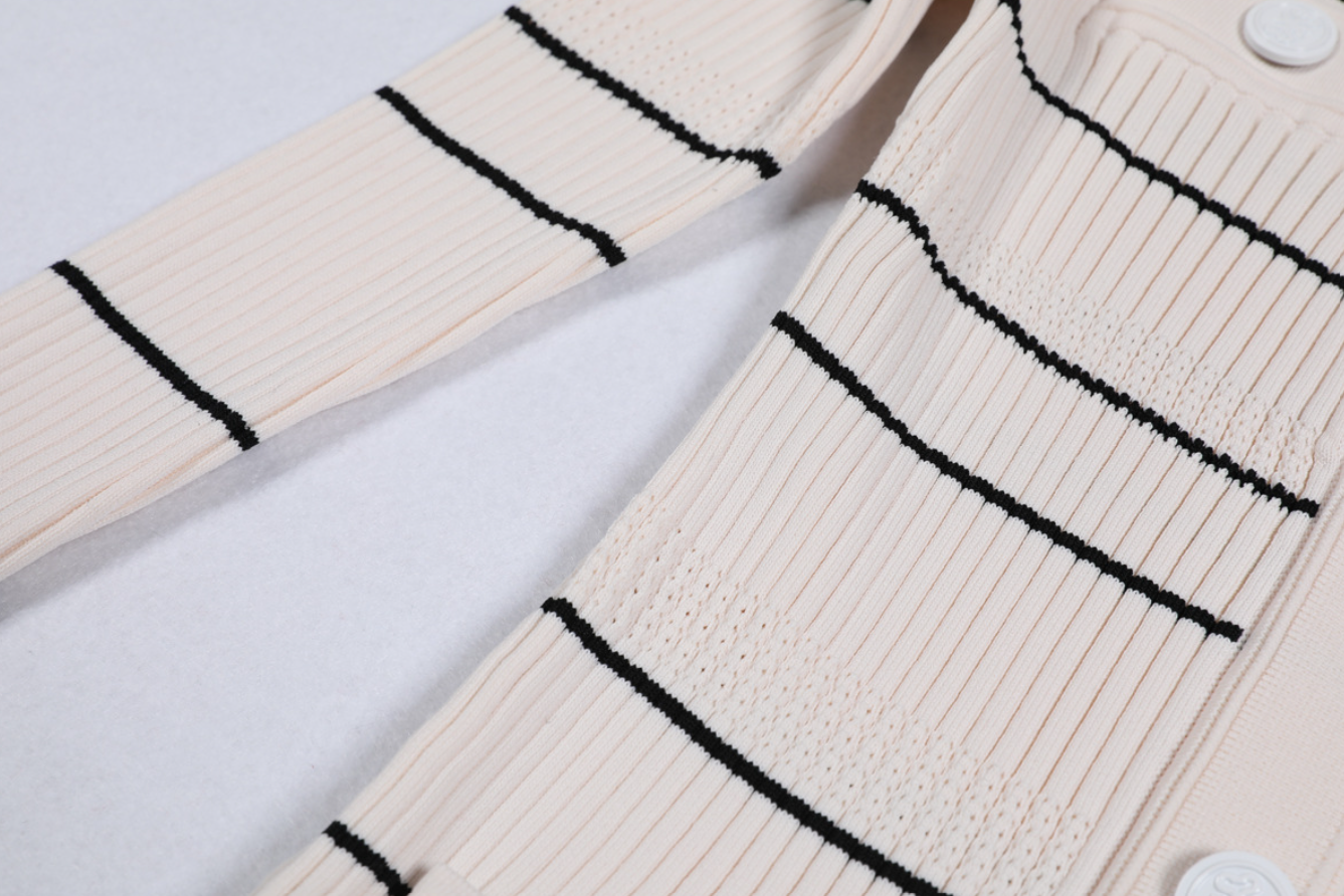 SANDRO SERAPHINA KNIT MIDI DRESS - WHITE