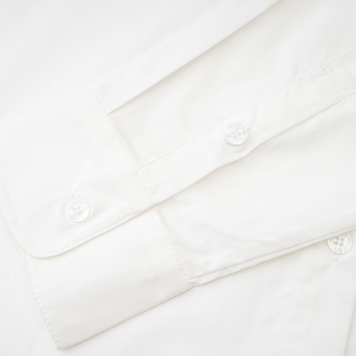 Solène white pointed-collar shirt (Final Sale-US Only)