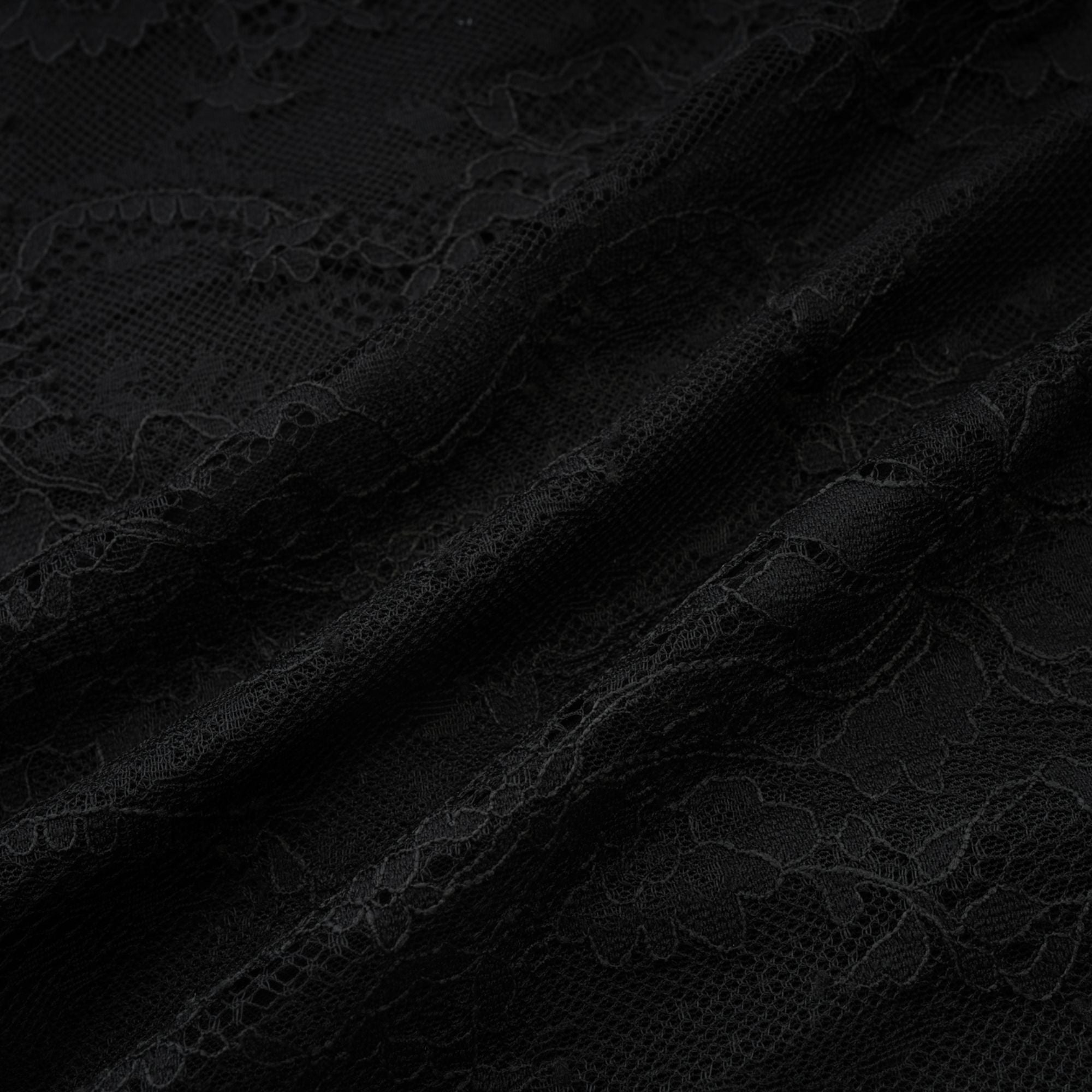 Sylvie black faux-pearl embellished mini dress