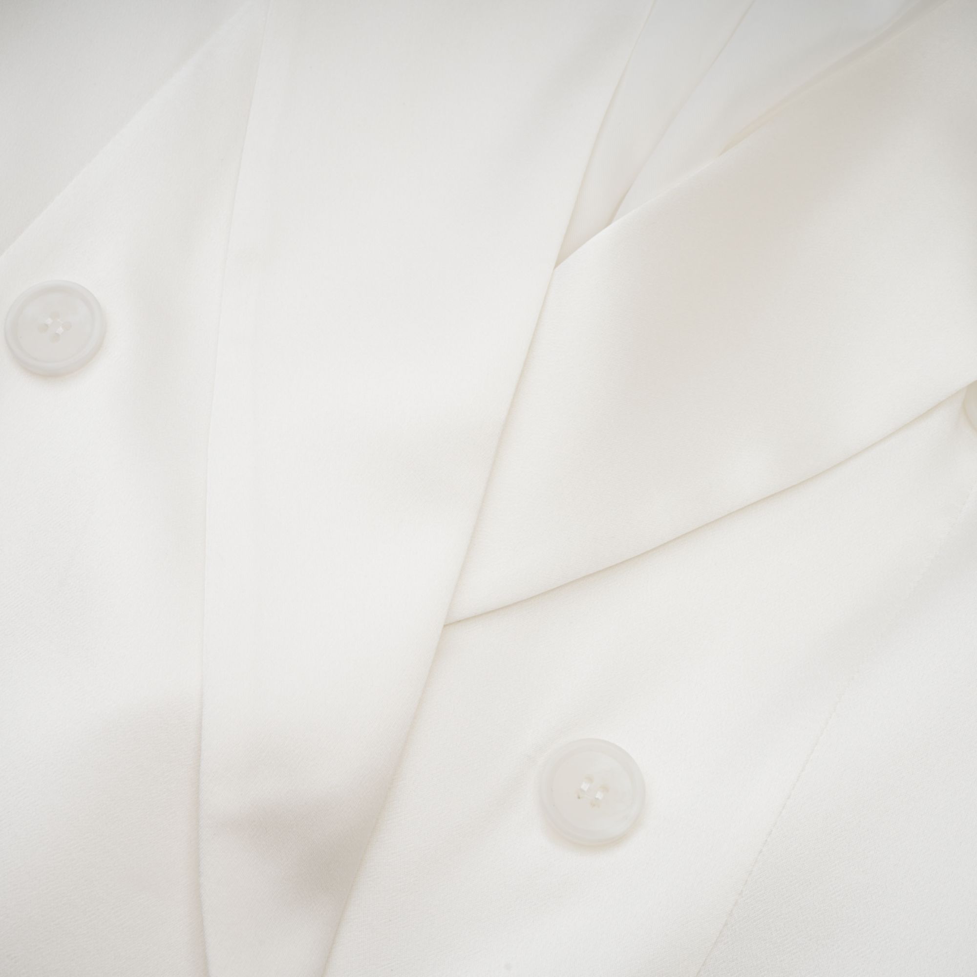 Sylvie white double-breasted blazer - White