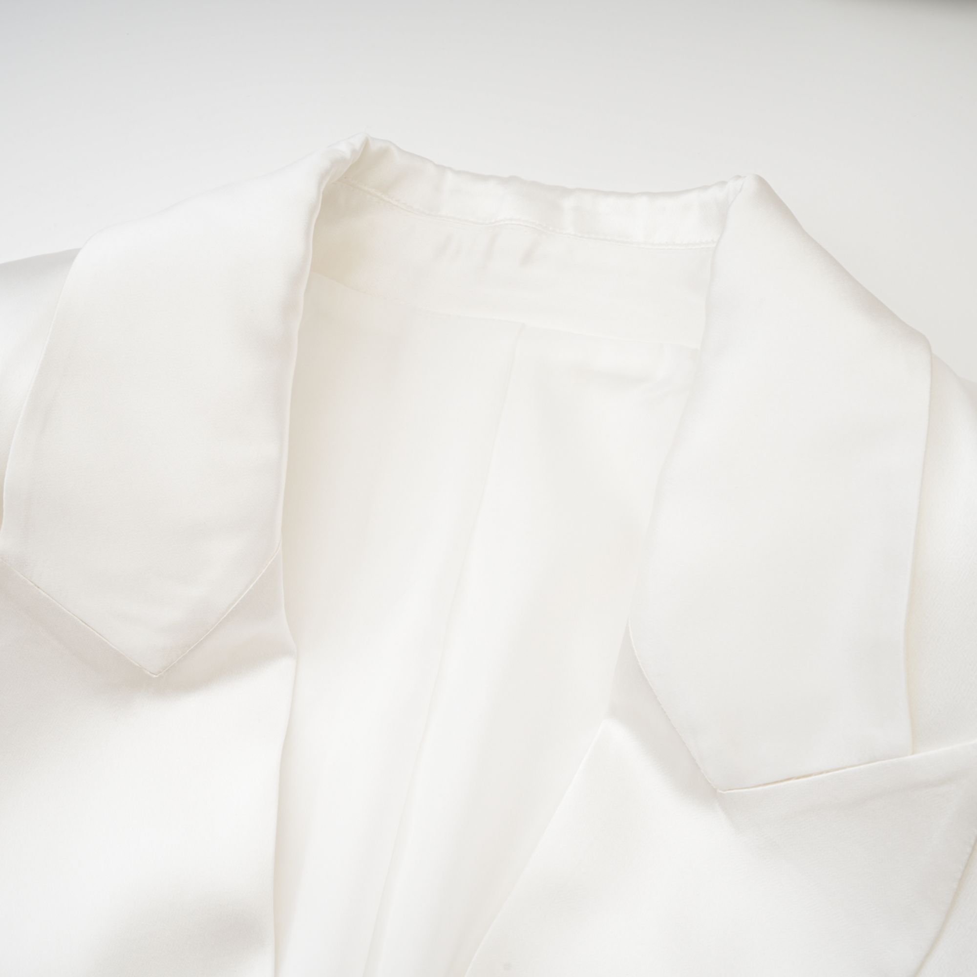 Sylvie white double-breasted blazer - White