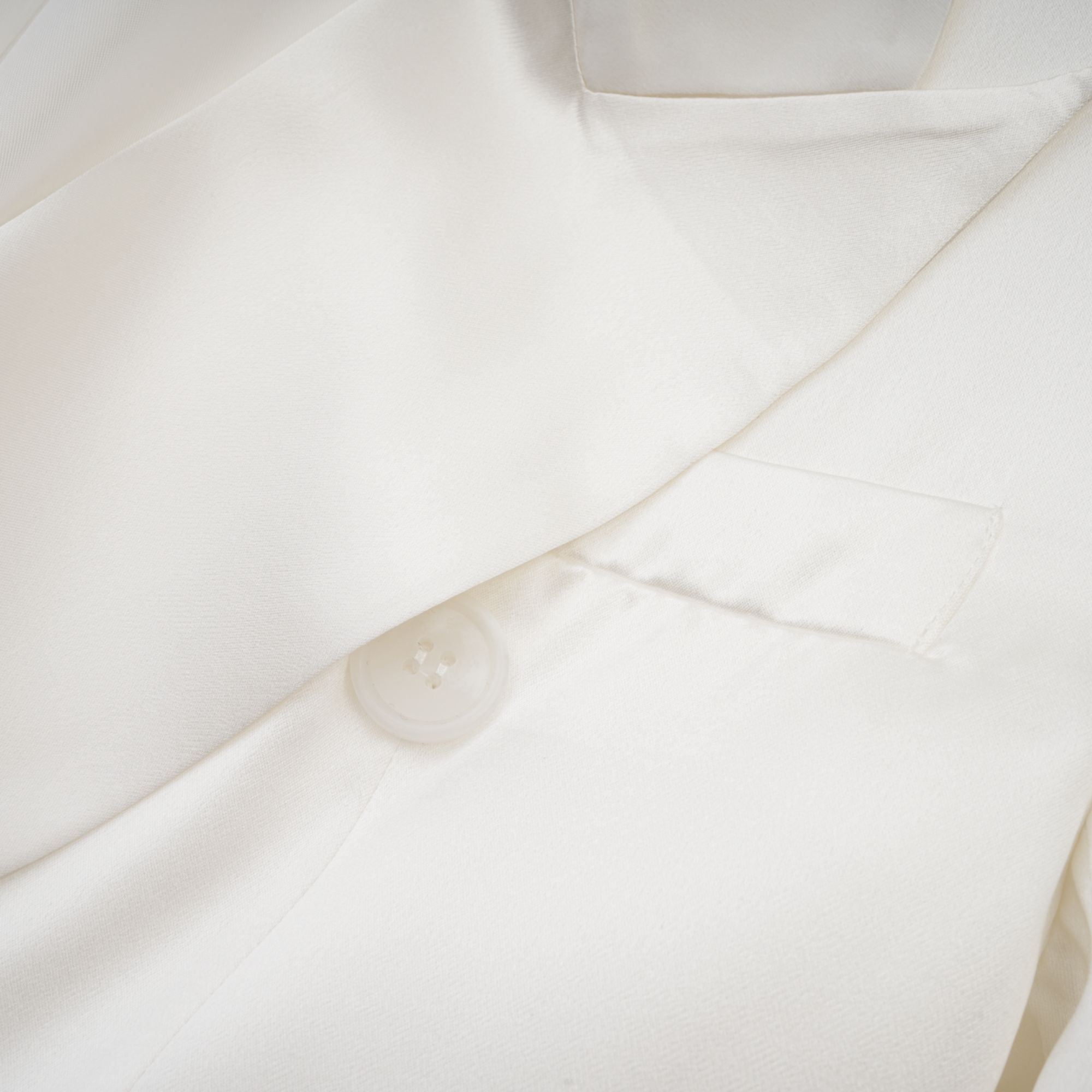 Sylvie white double-breasted blazer - White