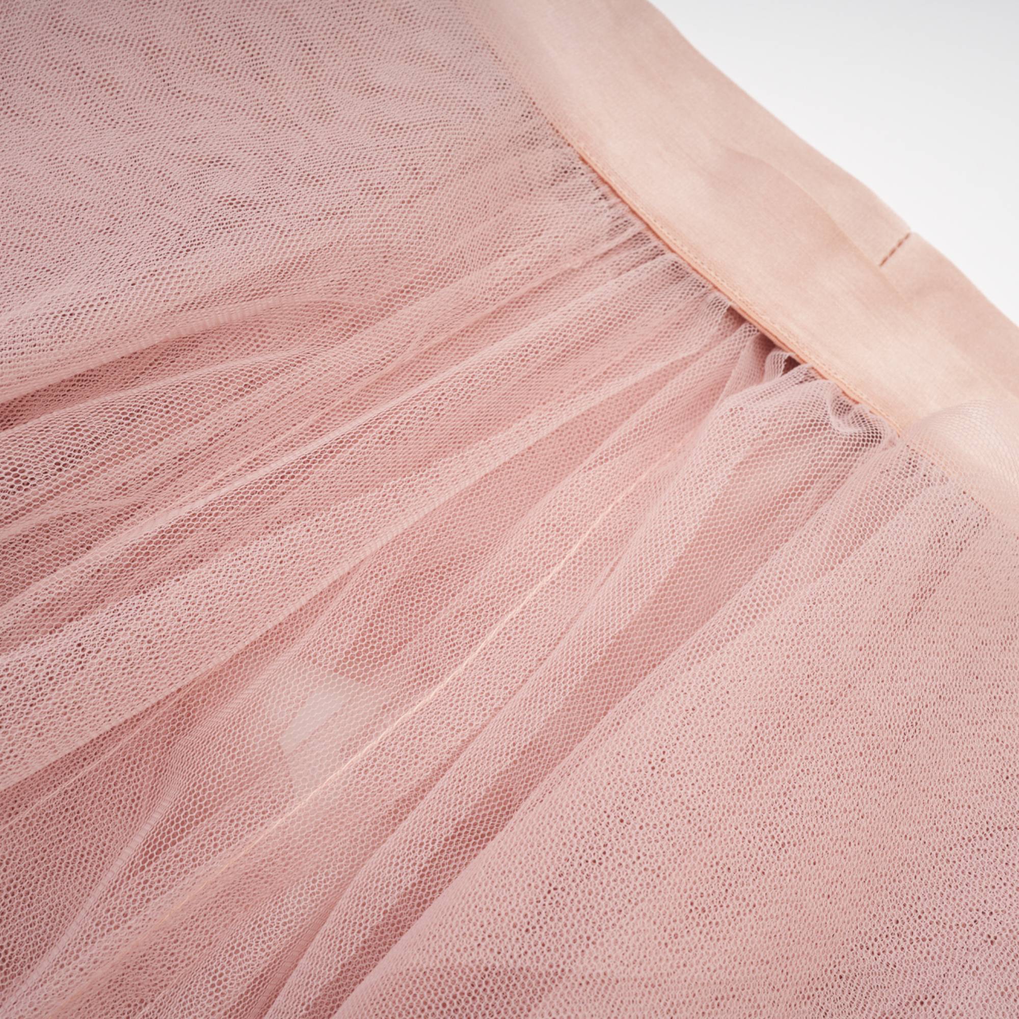 Eilís pink bustier mesh maxi dress