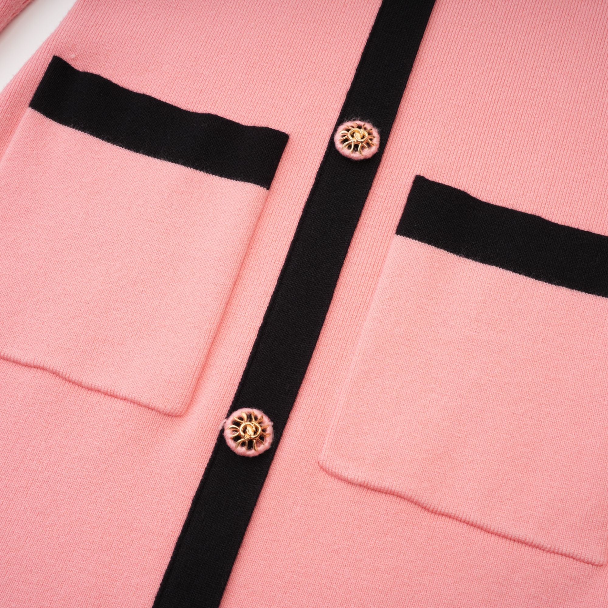 Valérie pink long-sleeved dress