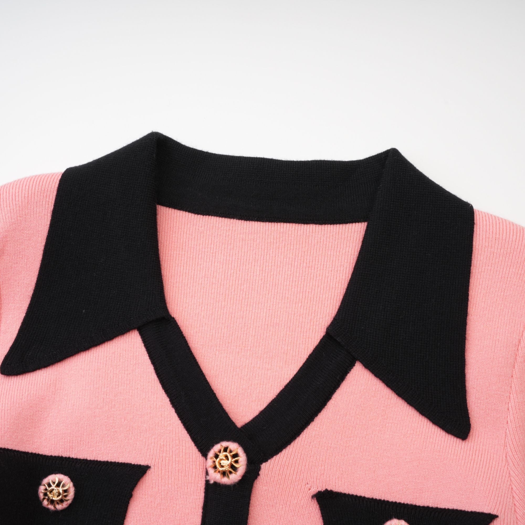 Valérie pink long-sleeved dress