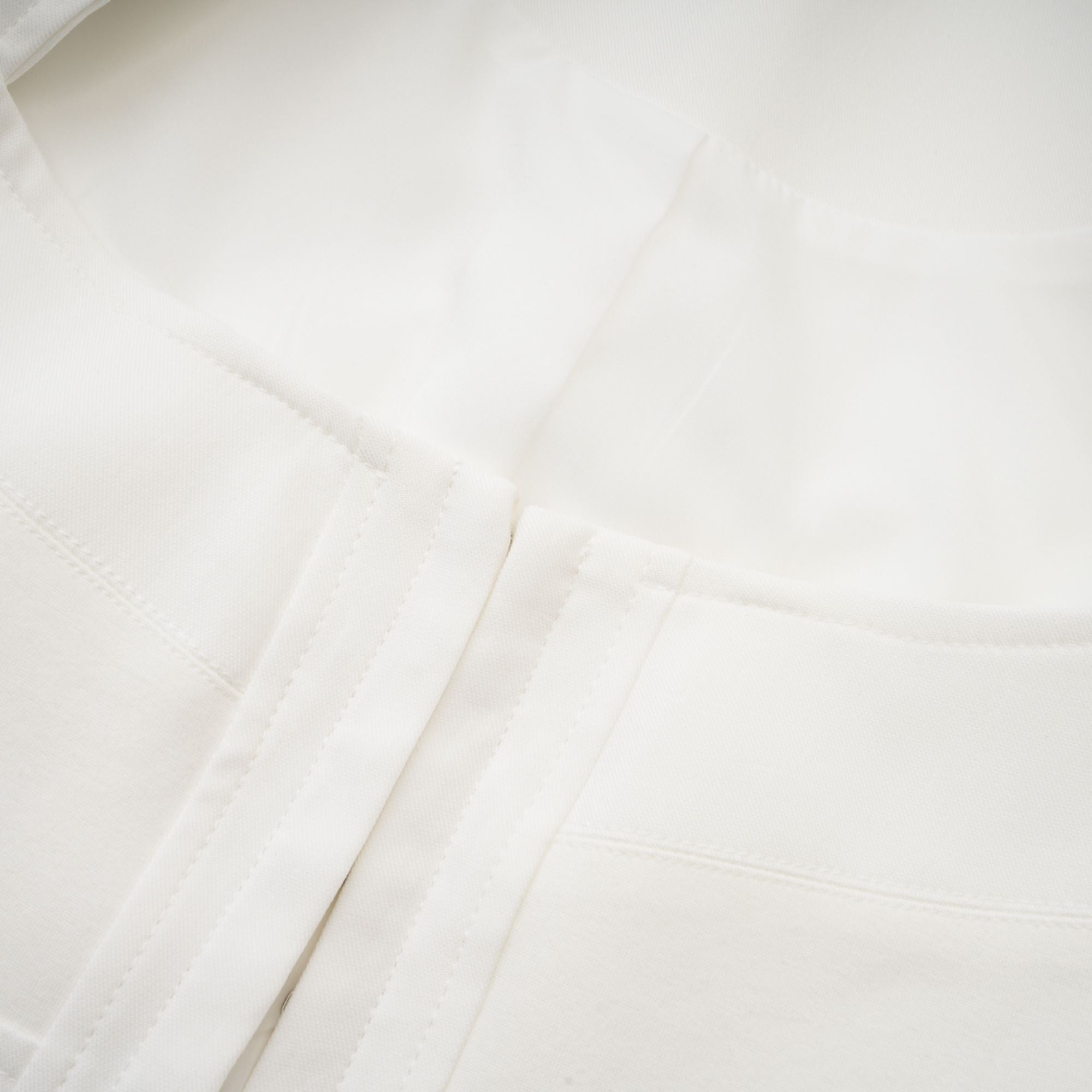 Yvette white long-sleeved corset top