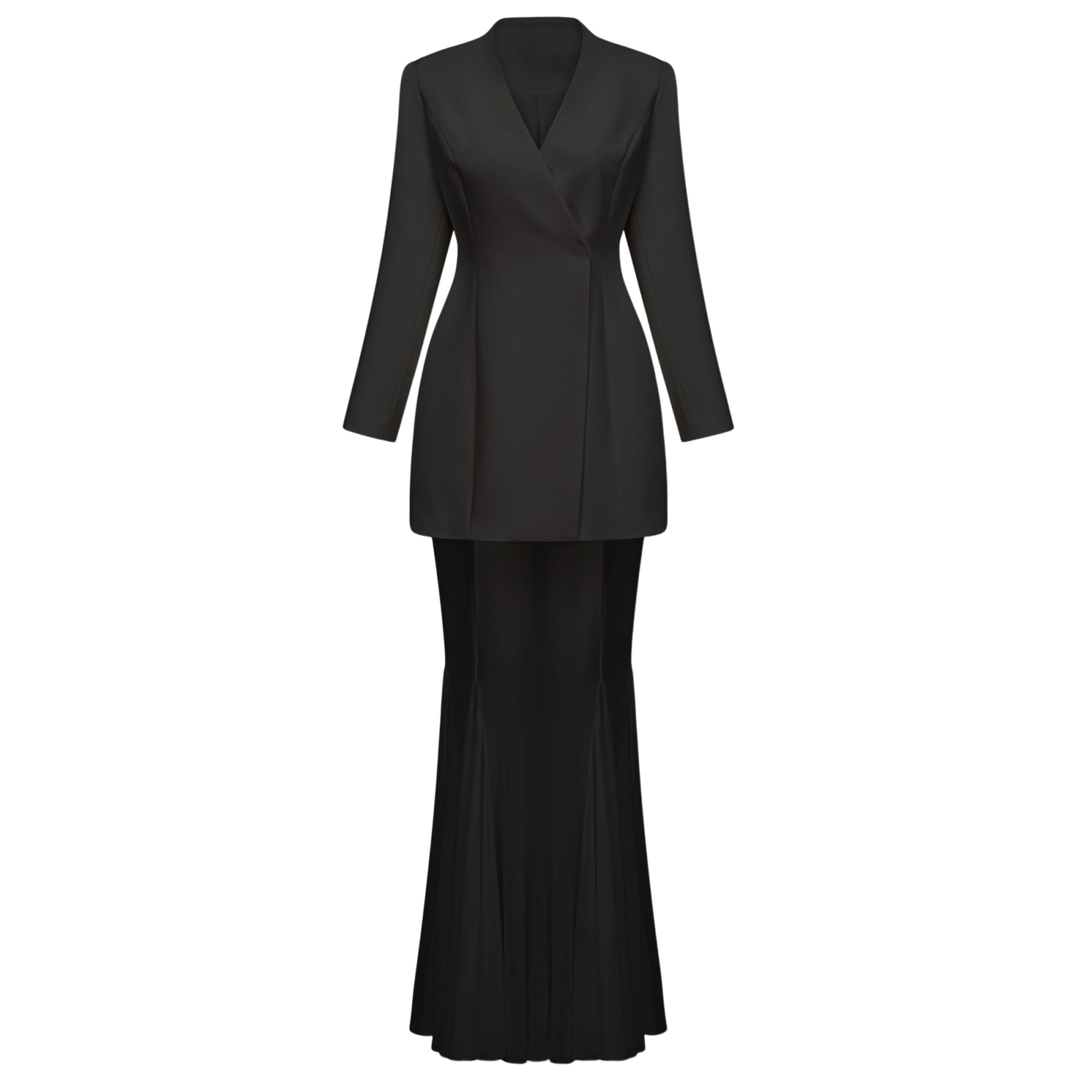 Enora Barrel Design Jacket & Skirt Set (Final Sale-US Only)