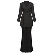Enora Barrel Design Jacket & Skirt Set (Final Sale)