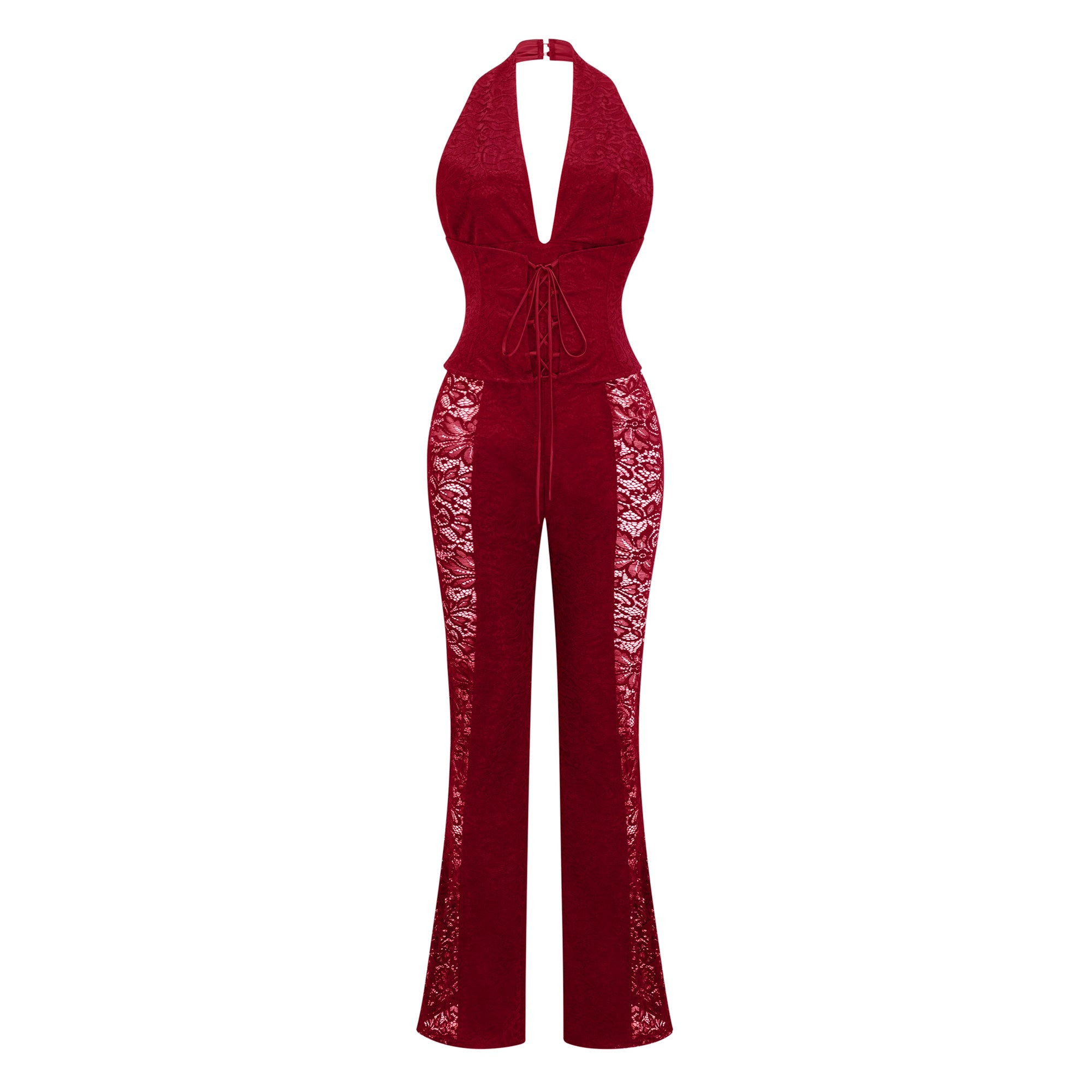Rosalind Lace Corset Jumpsuit