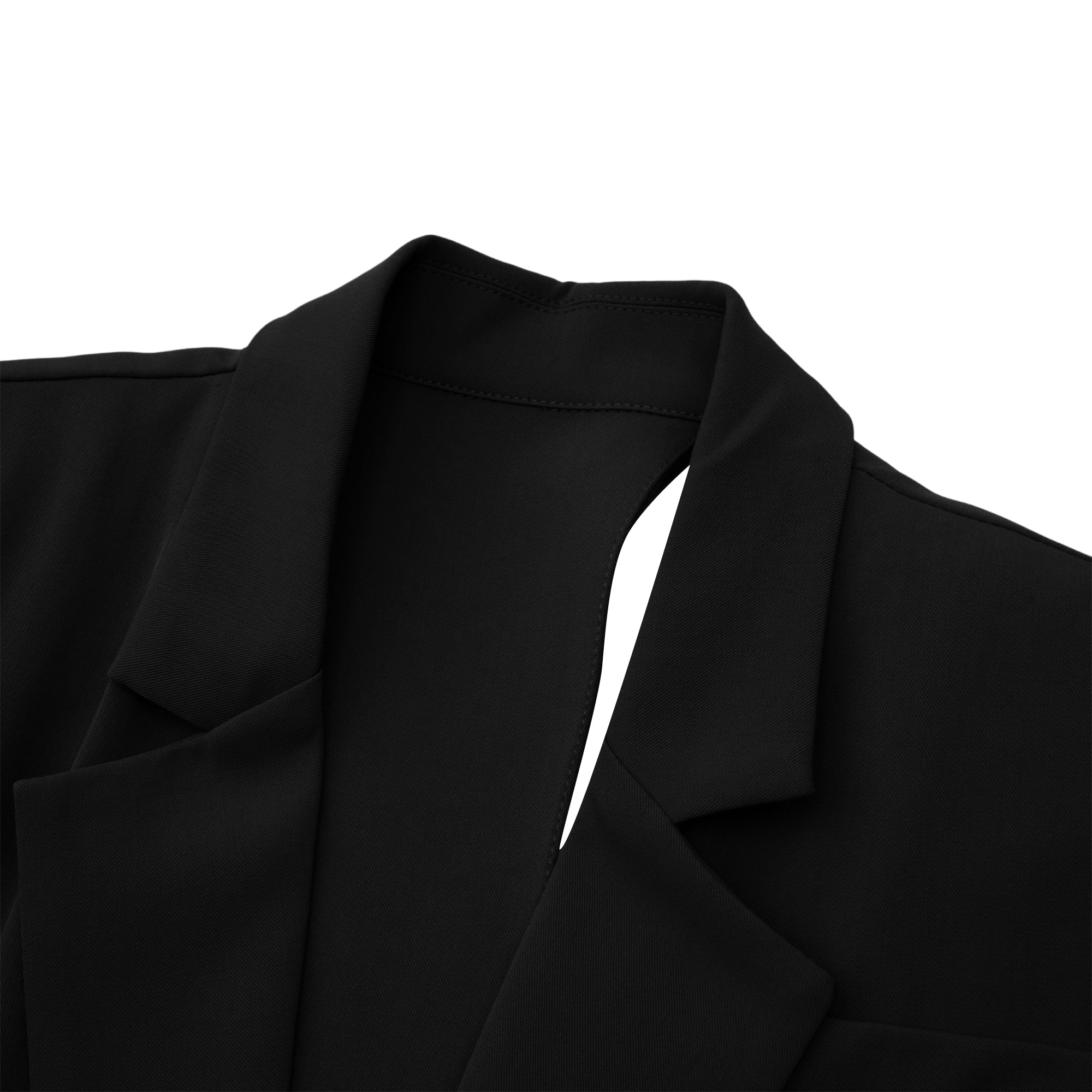 Amelie Black Asymmetrical Cut-Out Jacket (Final Sale-US Only)