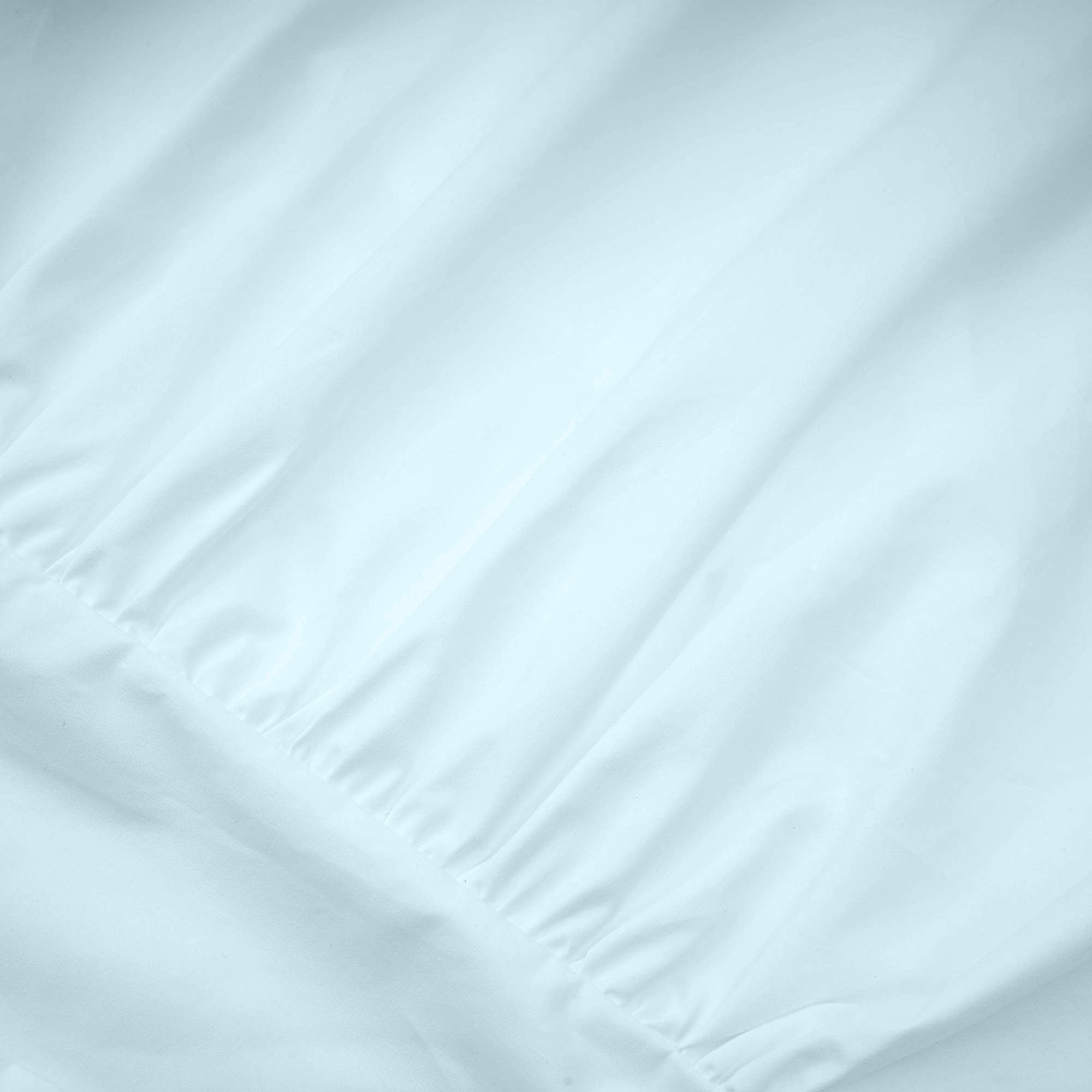 Coline Blue Asymmetrical Ruched Shirt (Final Sale)