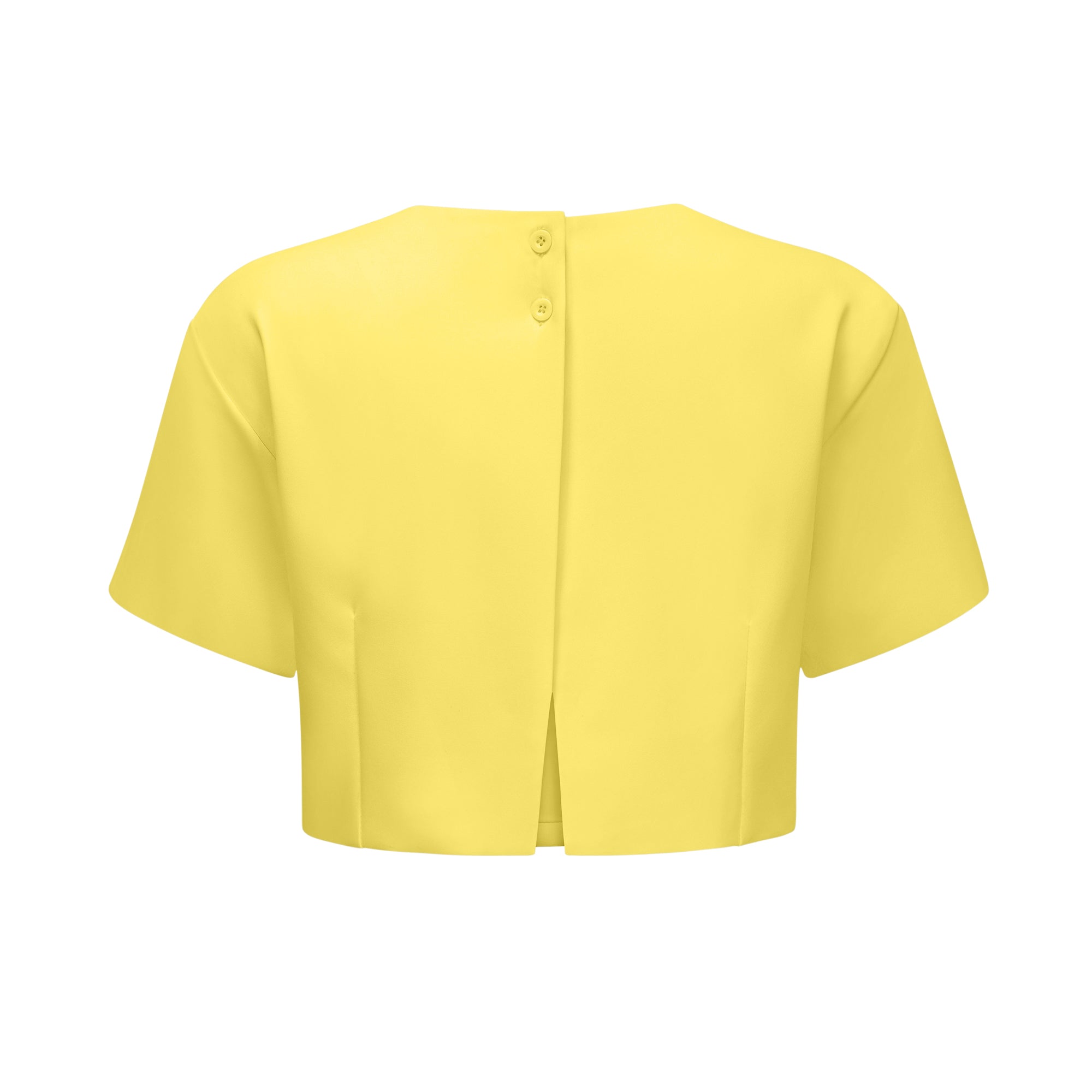 Irène Yellow Sequin Floral Embroidered Matching Set