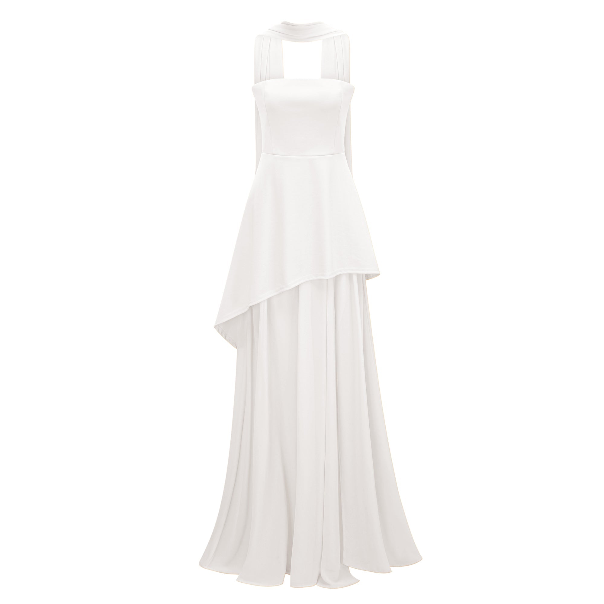 Solène Off-Shoulder Ruched Maxi Gown (Final Sale-US Only)