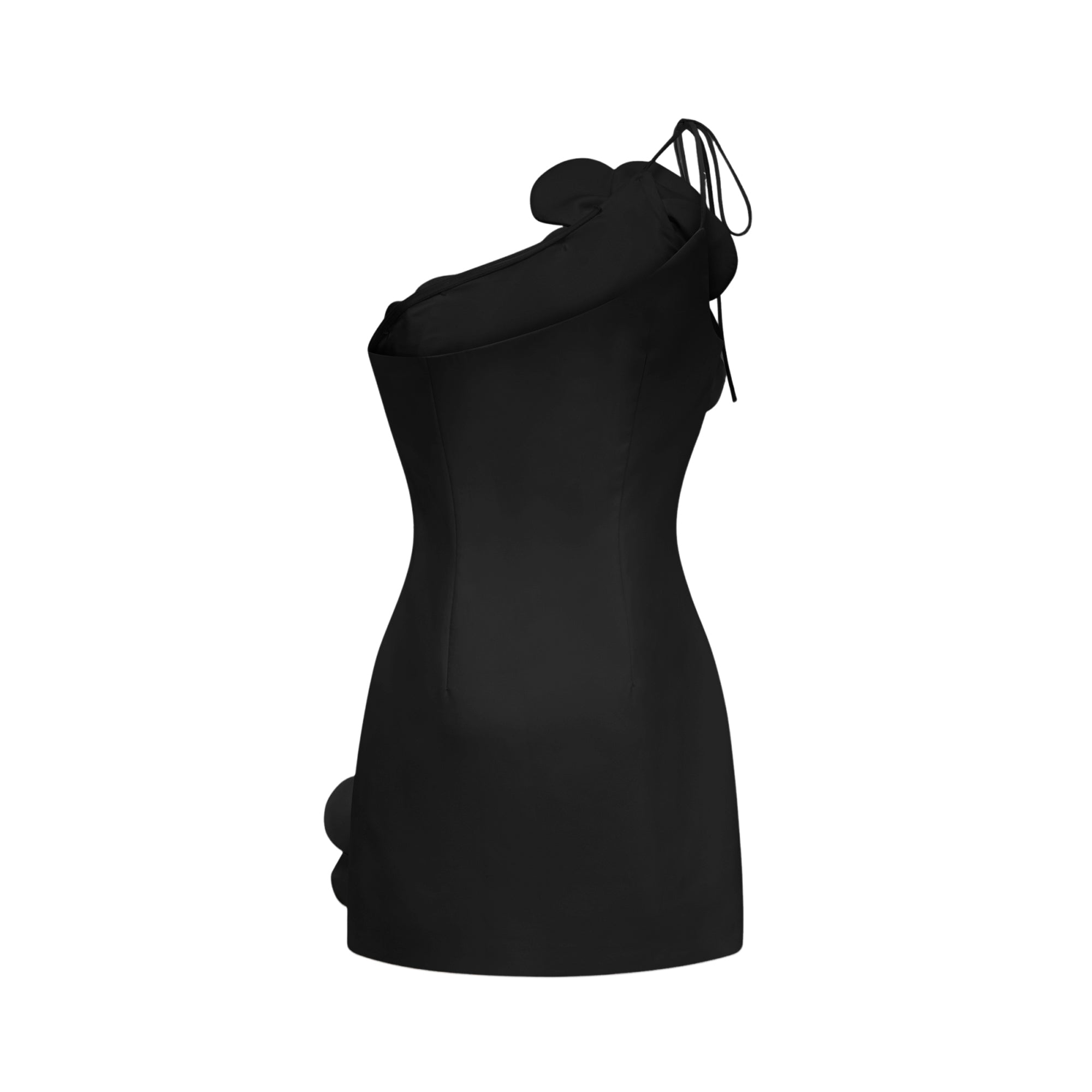 Liane Black Floral Off-Shoulder Mini Dress (Final Sale-US Only)