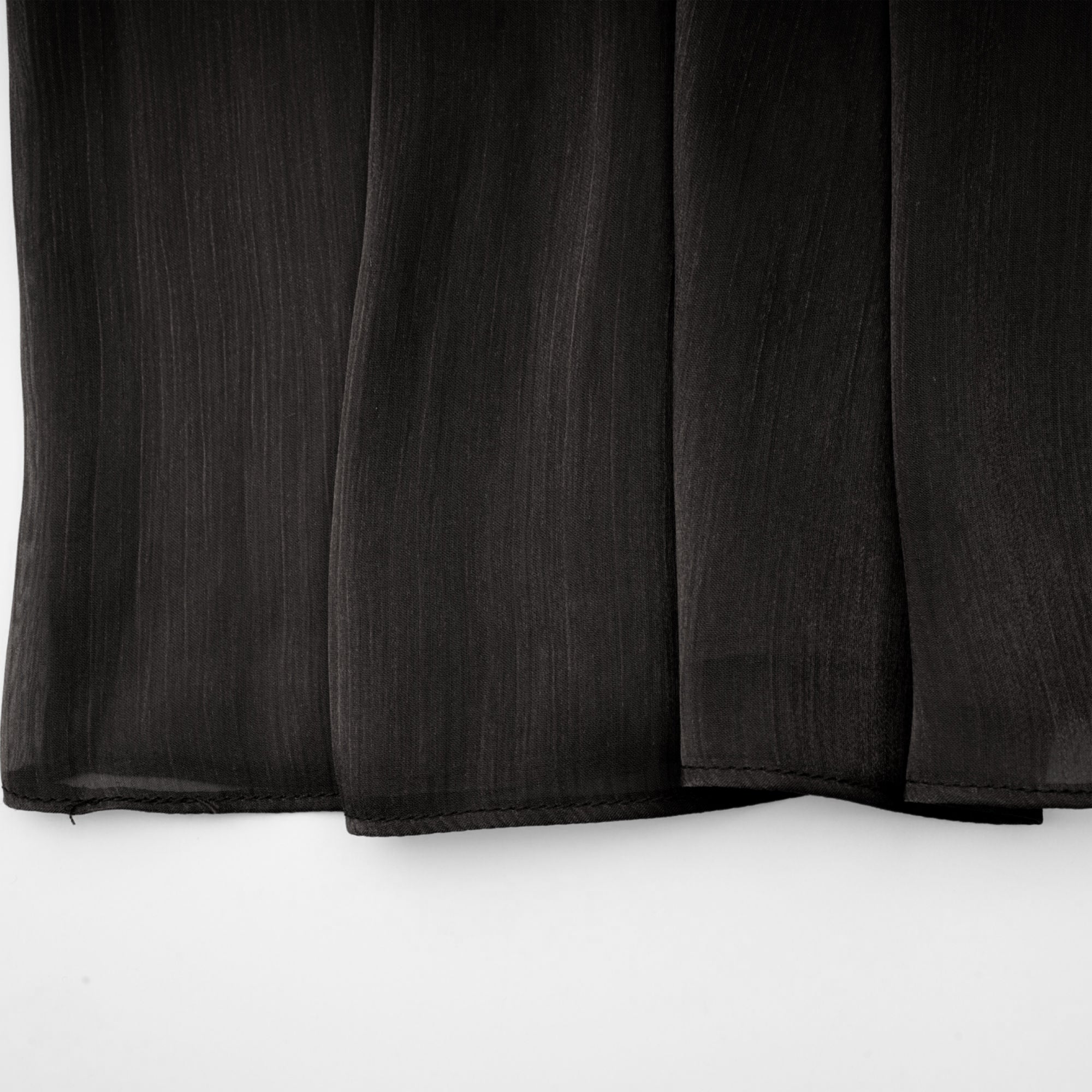 Mila pleated satin maxi dress in Black (Final Sale-US Only)