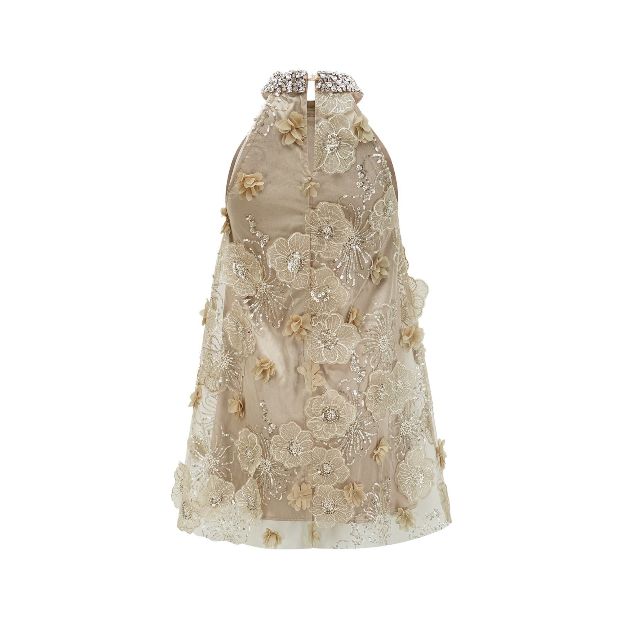 Liane embellished floral mini dress (Final Sale-US Only)