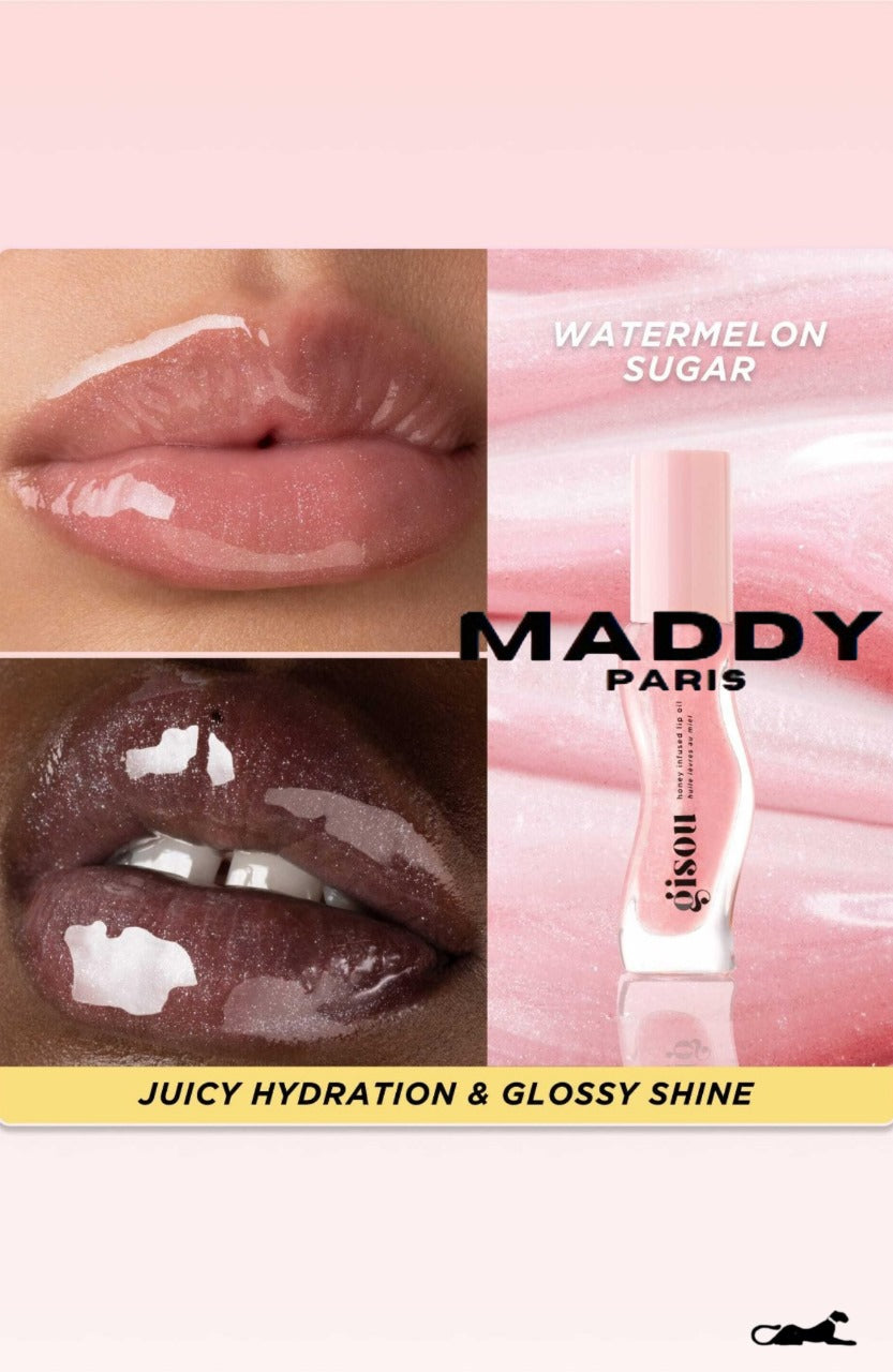 Honey Infused Tinted Lipgloss  Oil - Watermelon Sugar