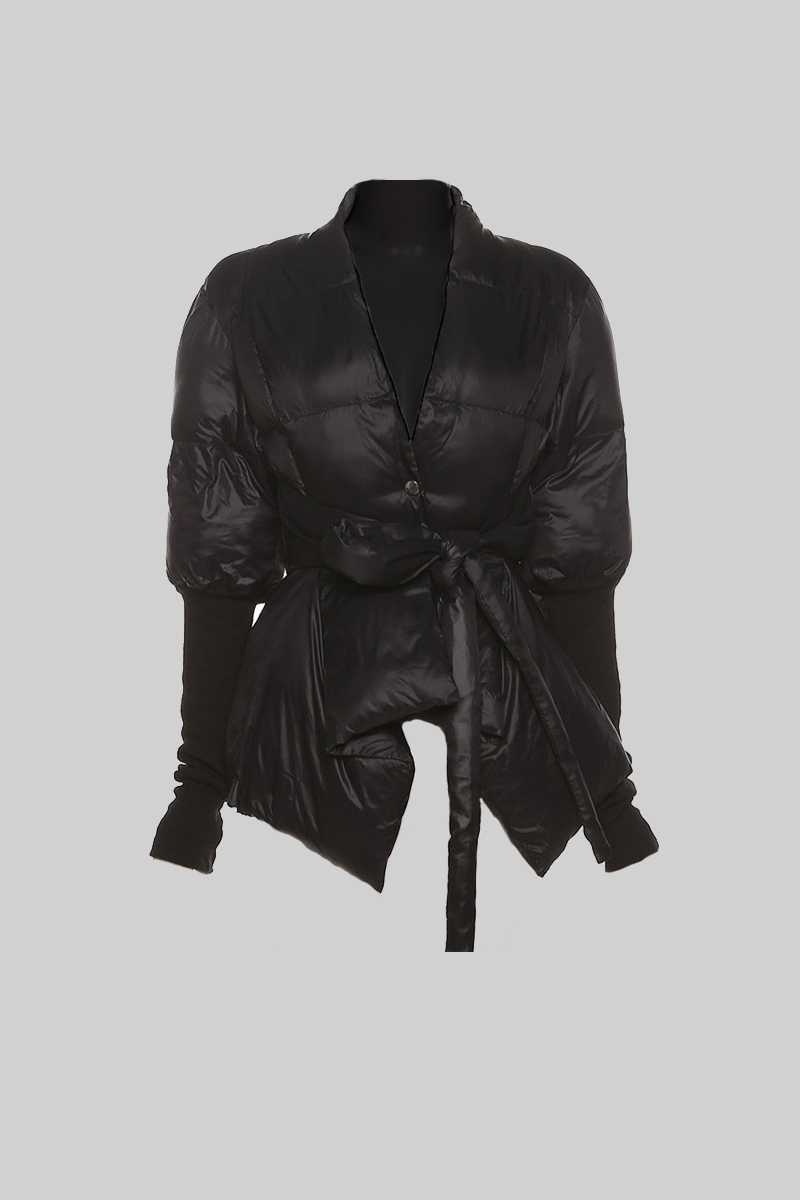 CELESTE Asymmetrical Jacket - Black