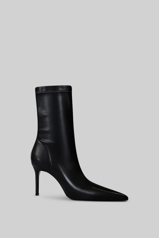 CECILIA Ankle stiletto boots - Black