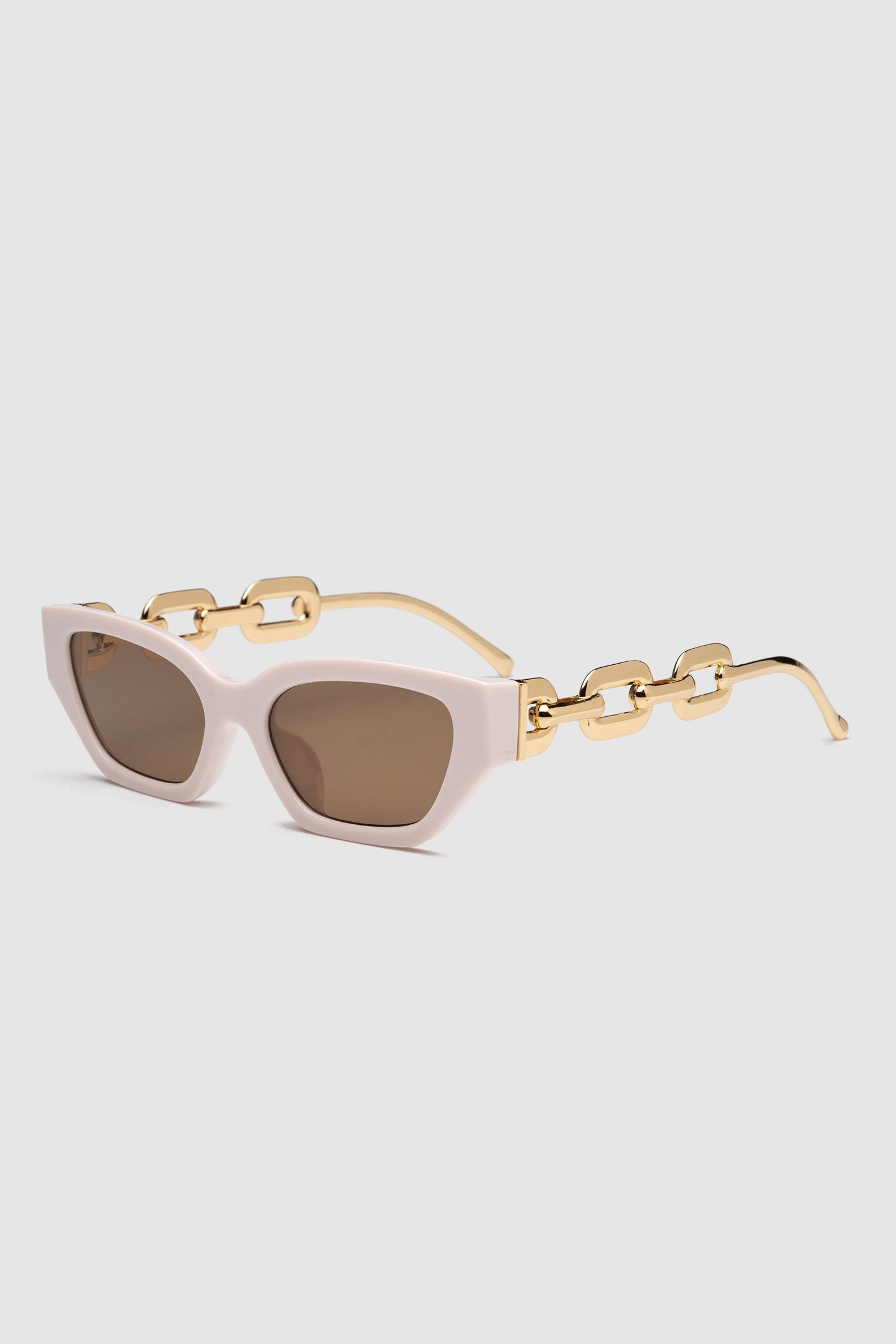 ROMA Cat Eyes with Gold Chain Arms - Pink