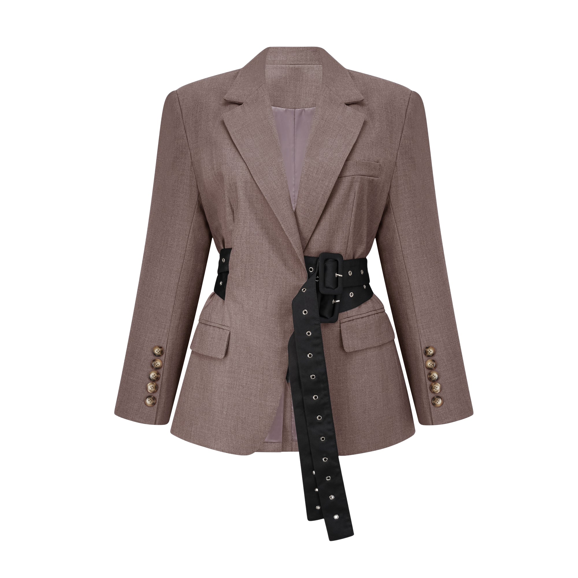 Thérèse Belted Waist Blazer (Final Sale-US Only)