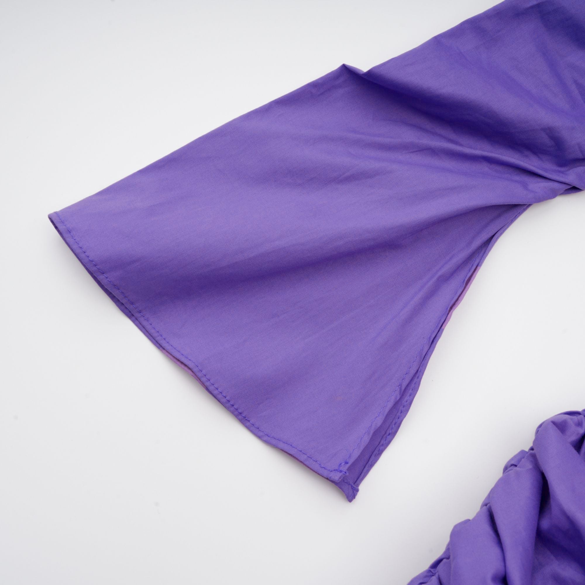 Apolline purple off-shoulder ruched mini dress (Final Sale-US Only)