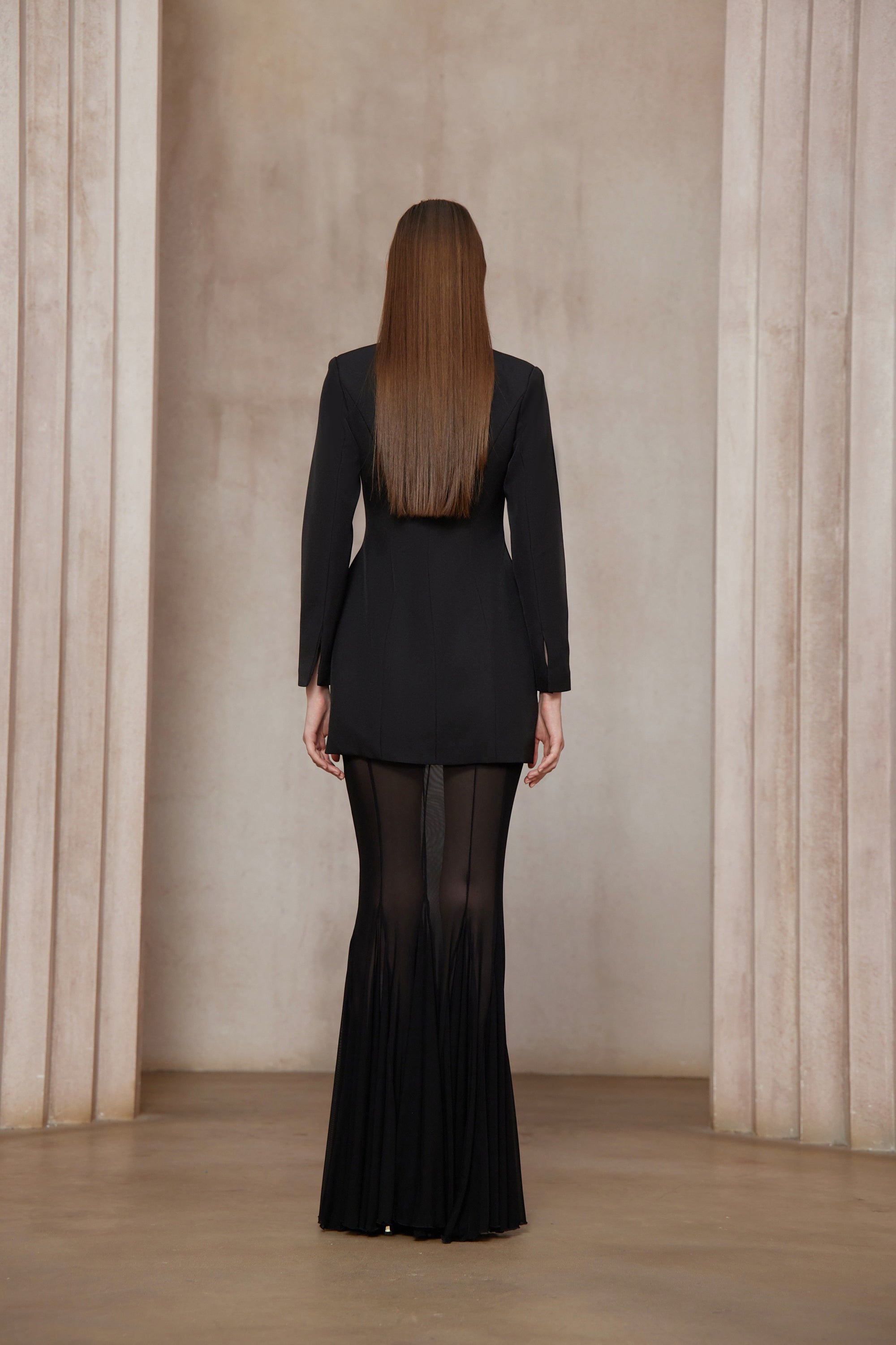 Enora Barrel Design Jacket & Skirt Set (Final Sale-US Only)