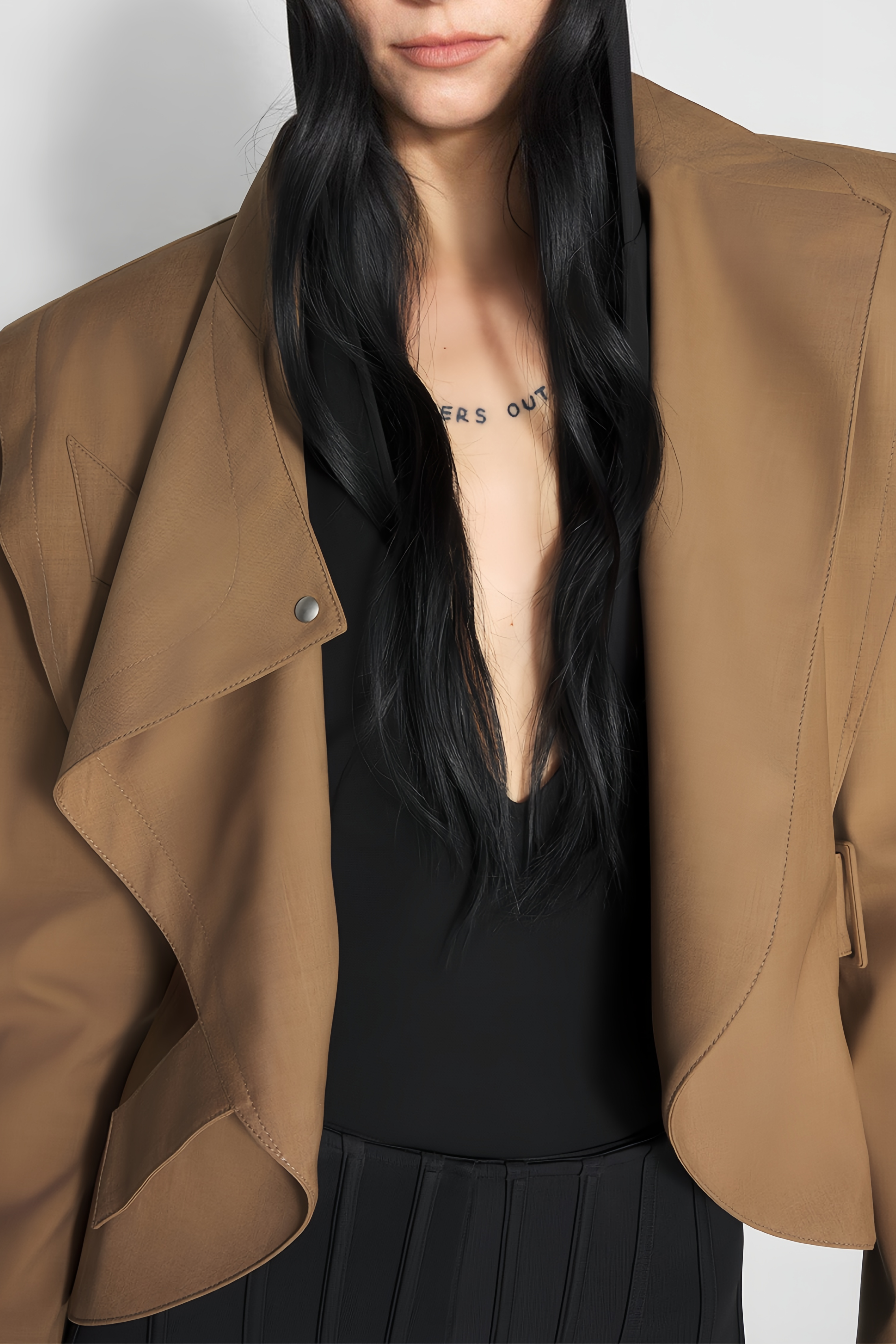 Mavis Brown Wrap Structured Jacket (Final Sale)