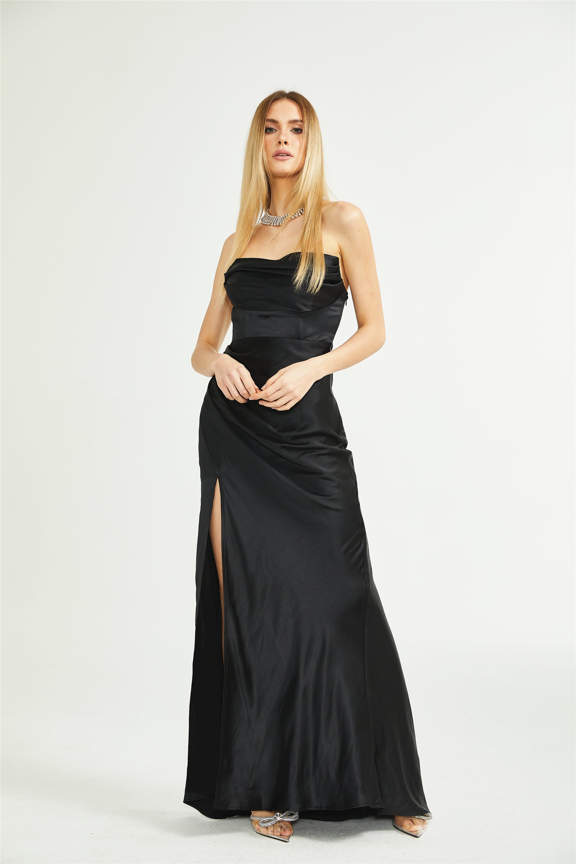 Bérénice off-shoulder maxi dress (US Only)