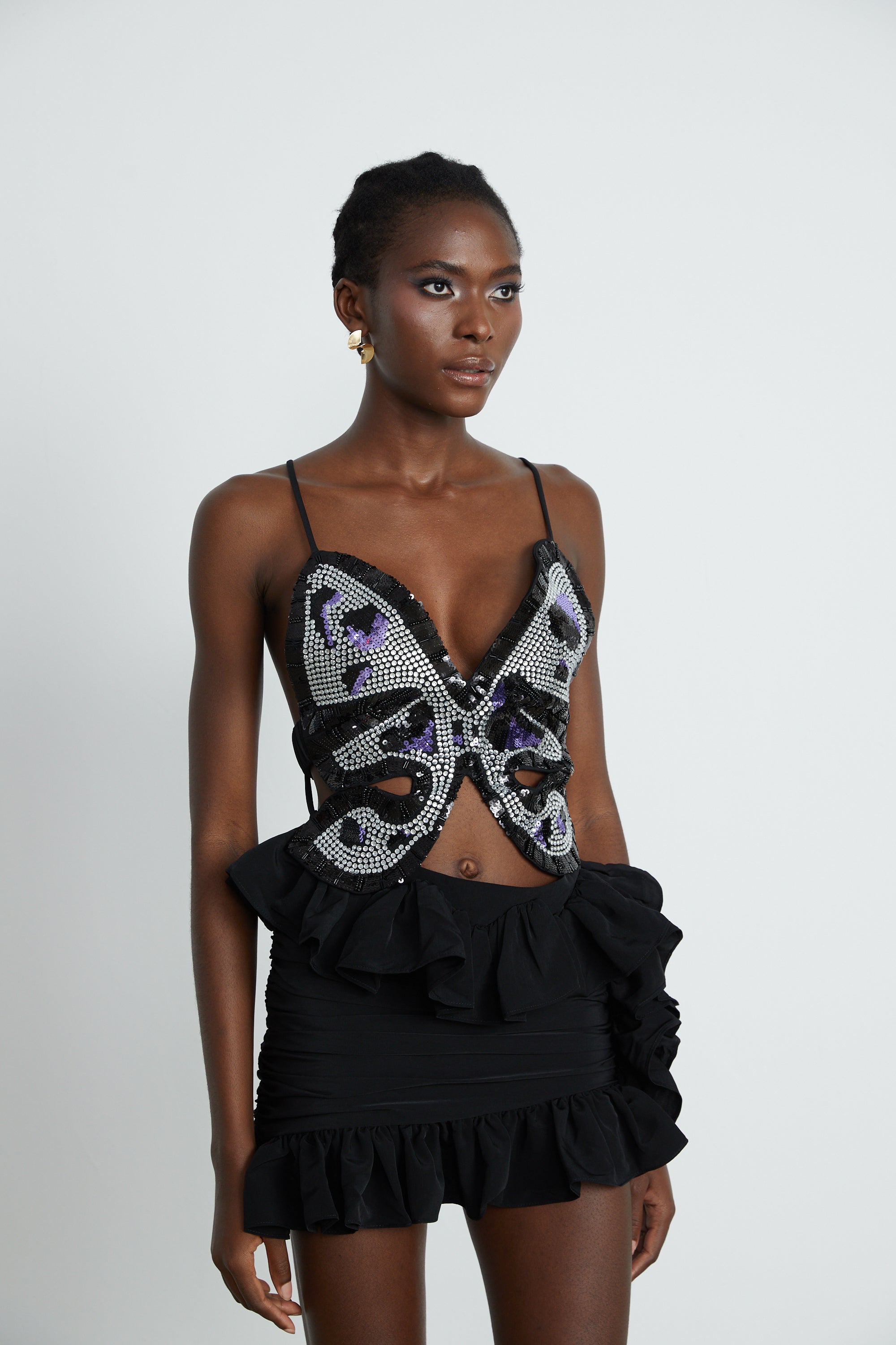 Vittoria embellished butterfly top (US Only)