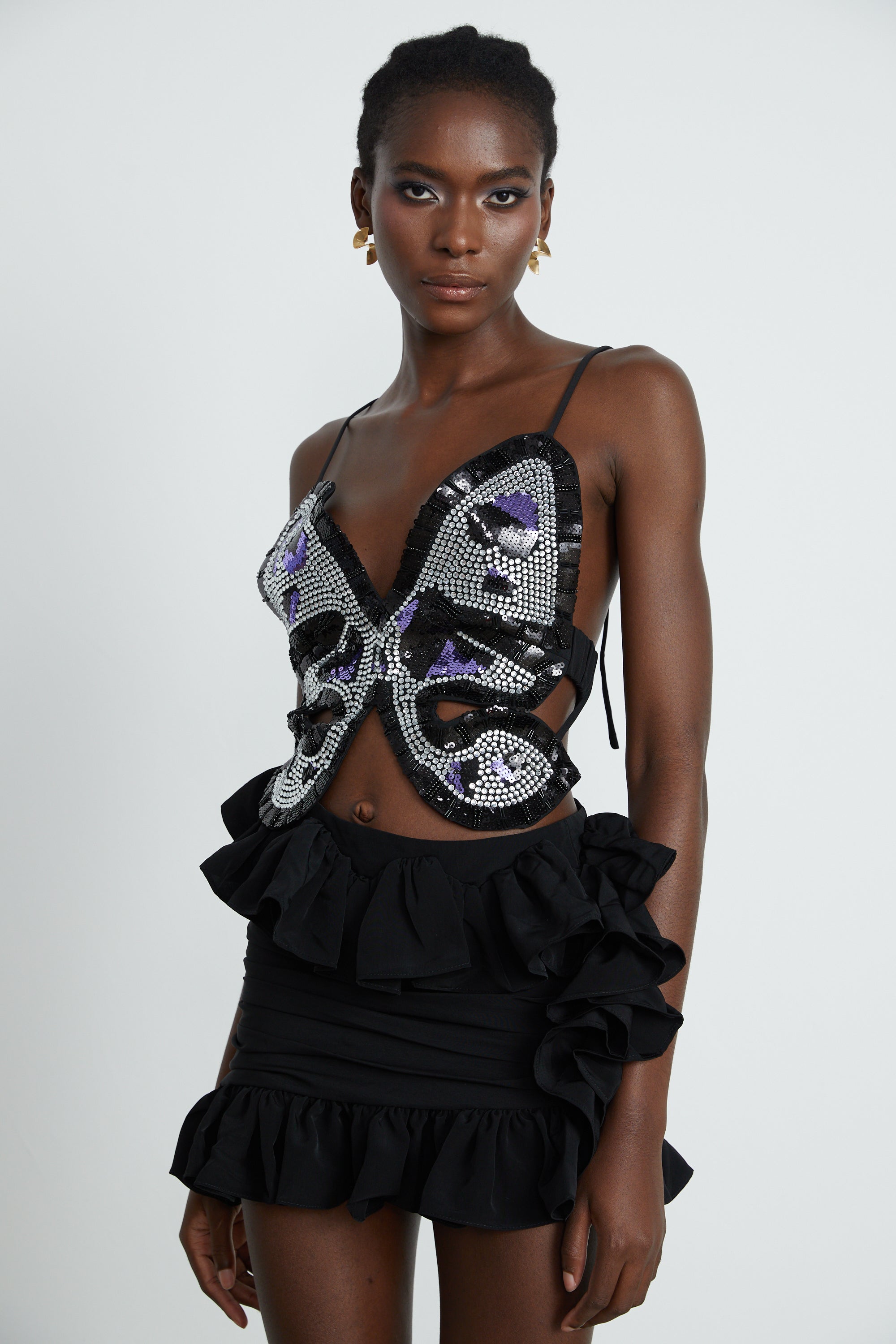 Vittoria embellished butterfly top (US Only)