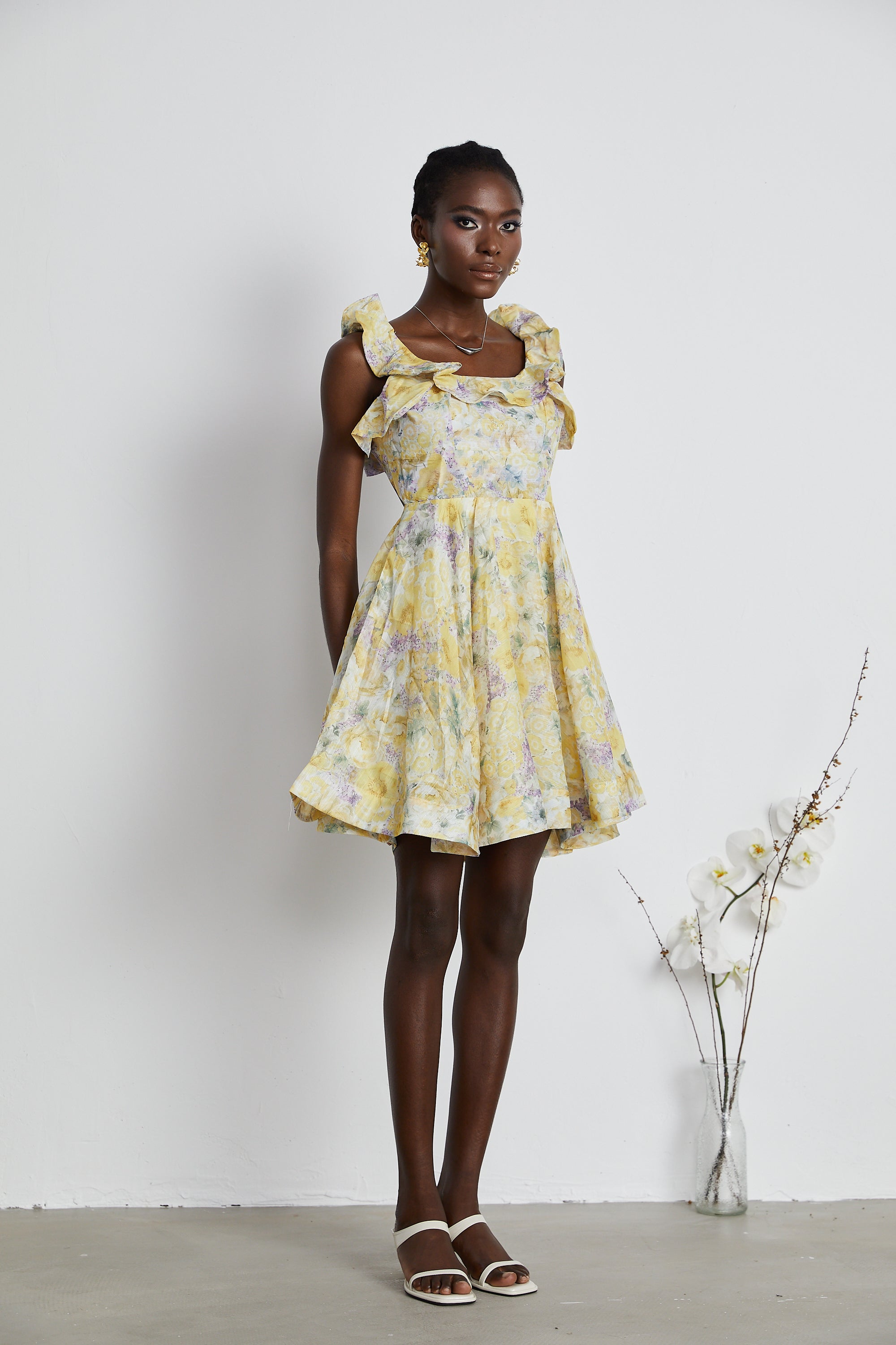 Gigou frilled mini dress (US Only)