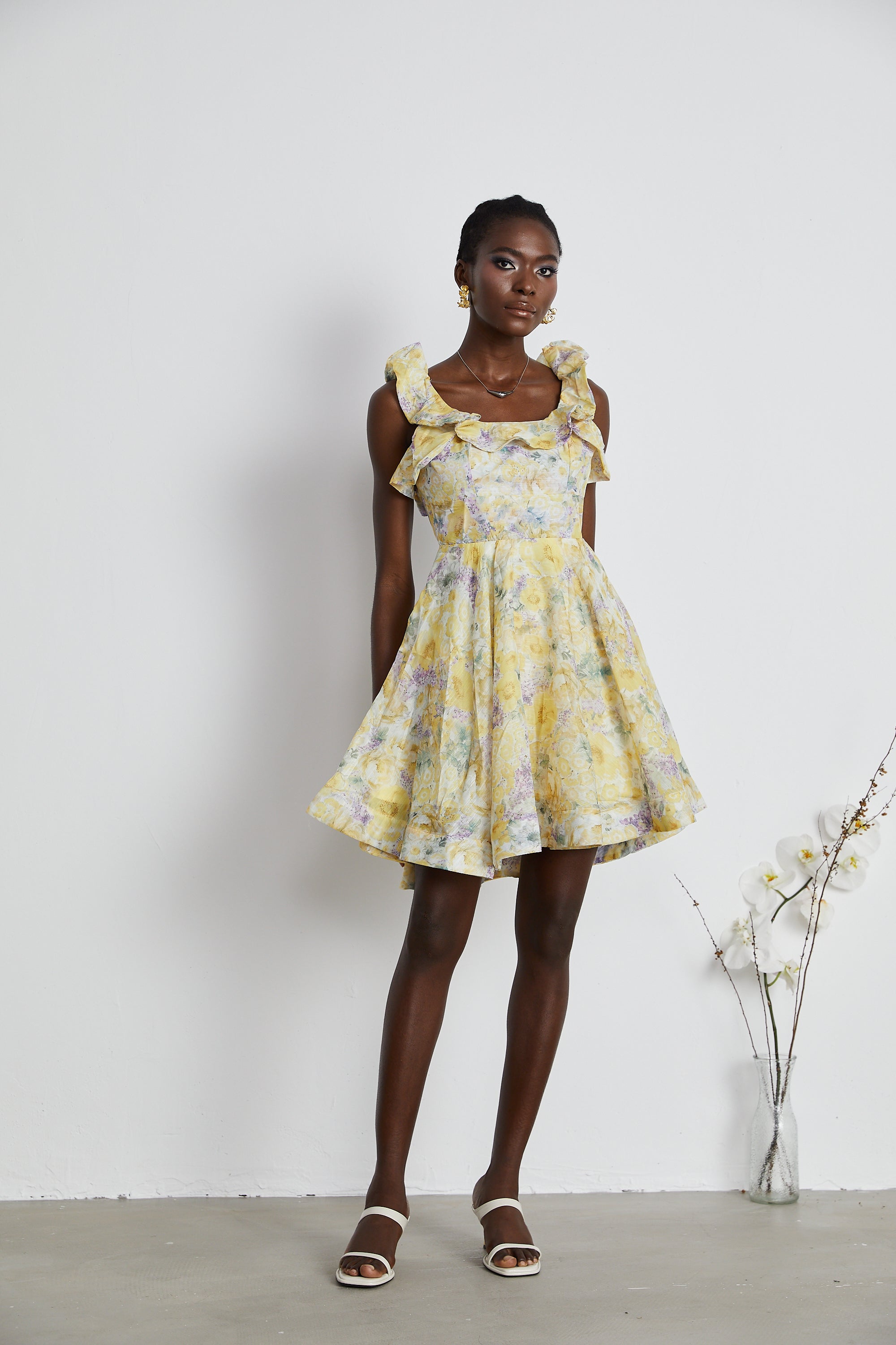 Gigou frilled mini dress (US Only)