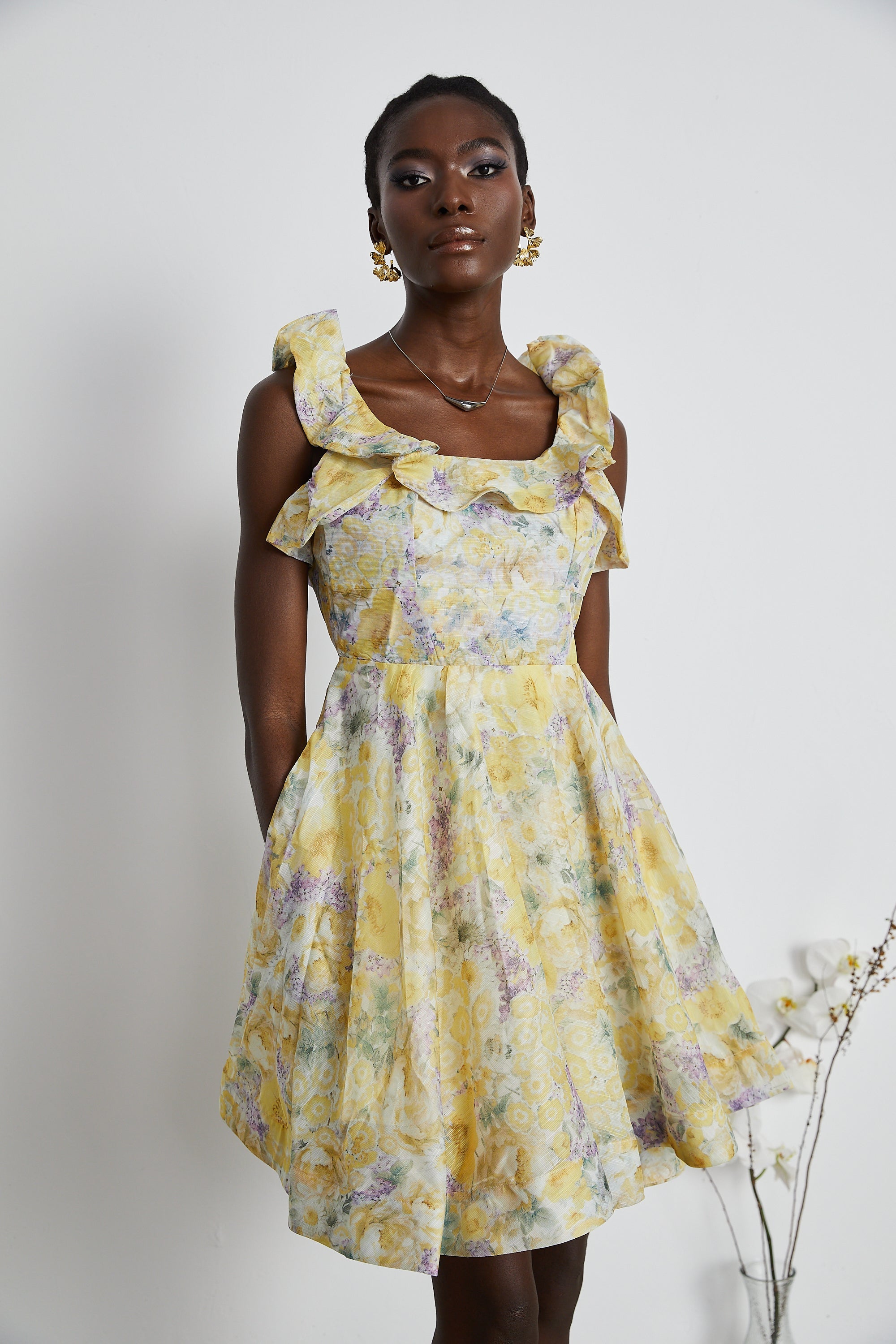 Gigou frilled mini dress (US Only)