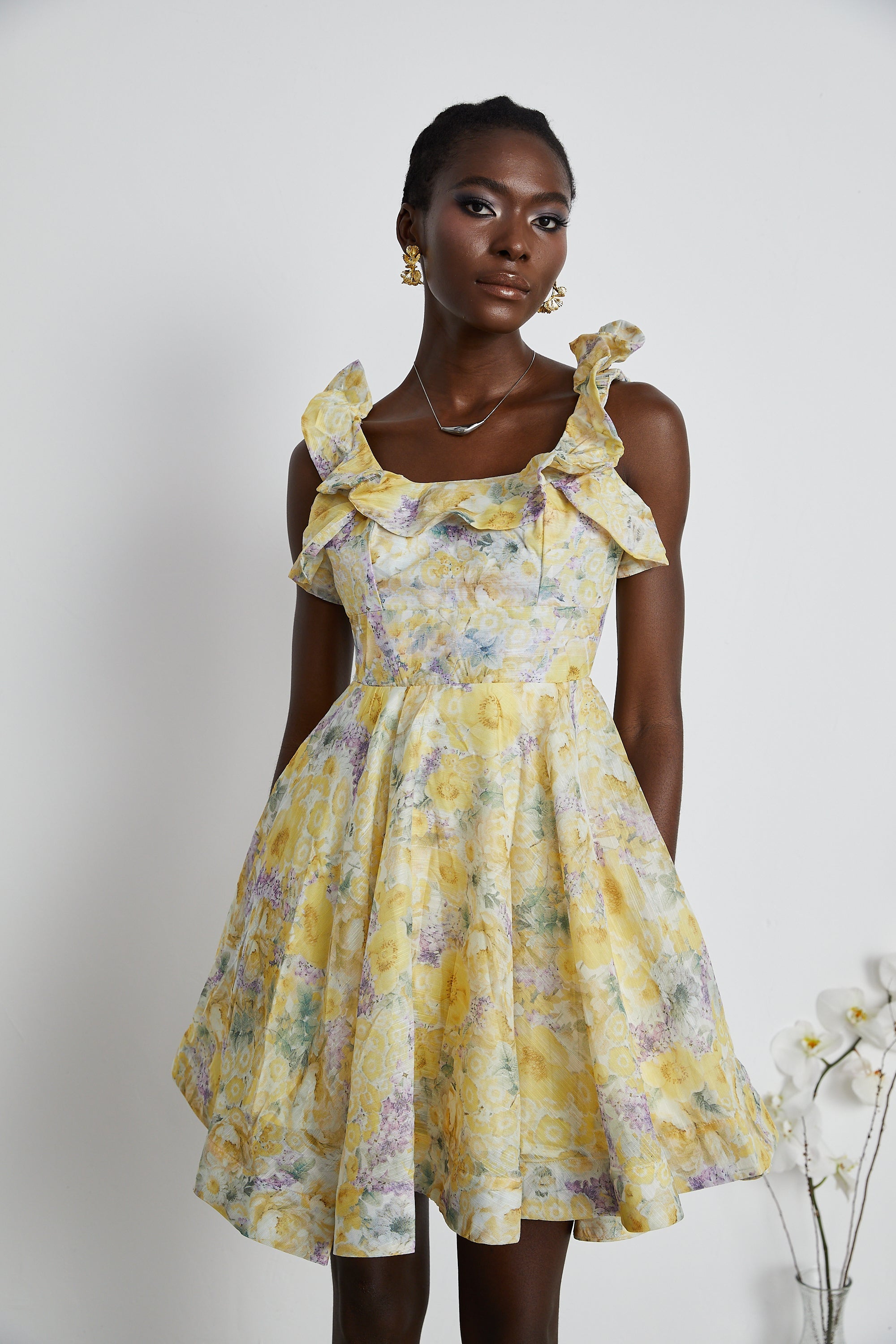 Gigou frilled mini dress (US Only)