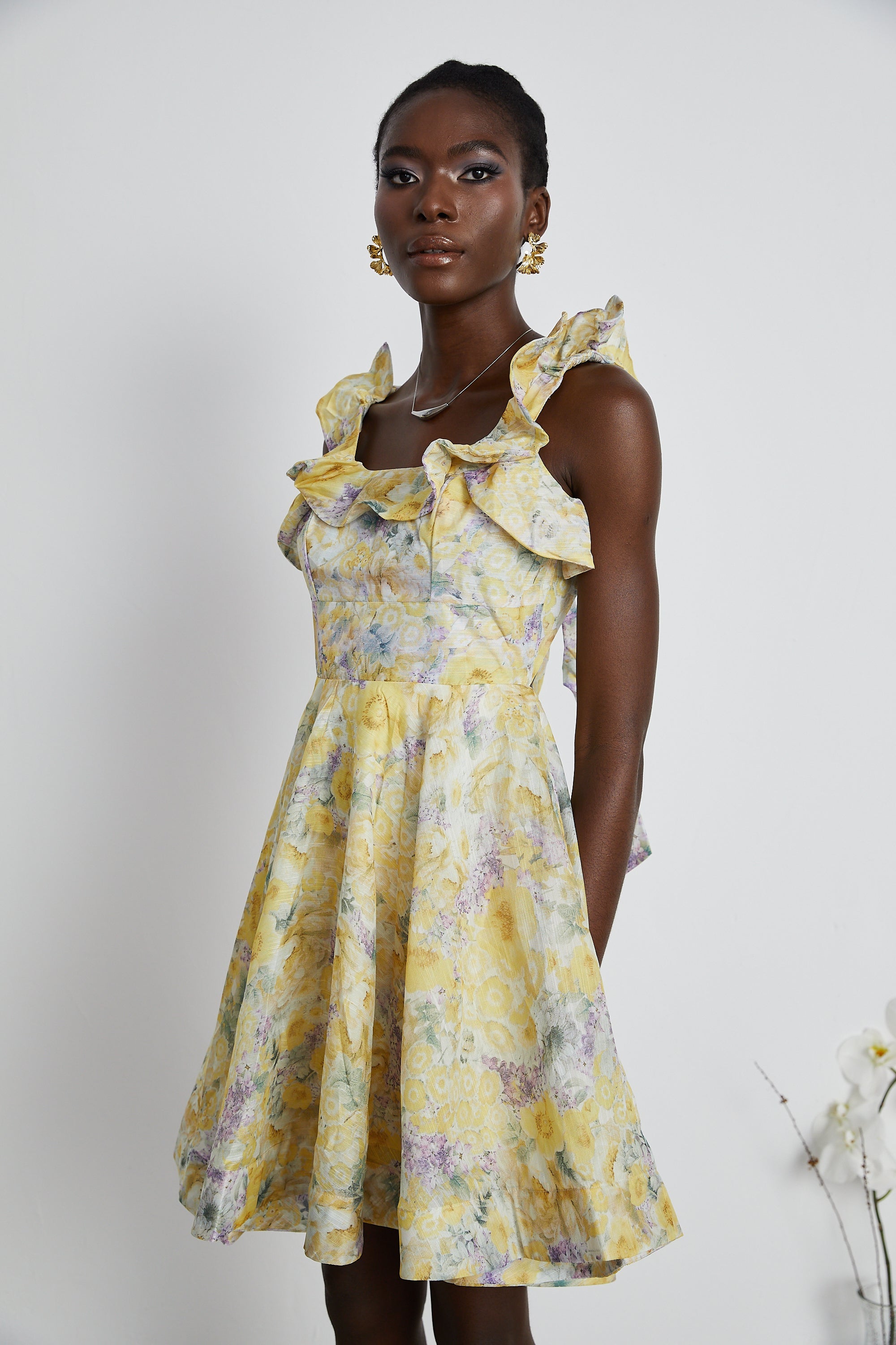 Gigou frilled mini dress (US Only)