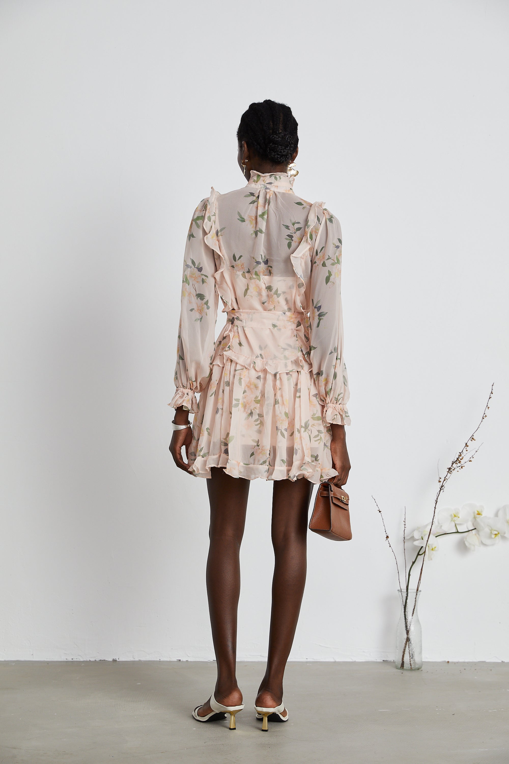 Chantal ruffled mini dress (US Only)