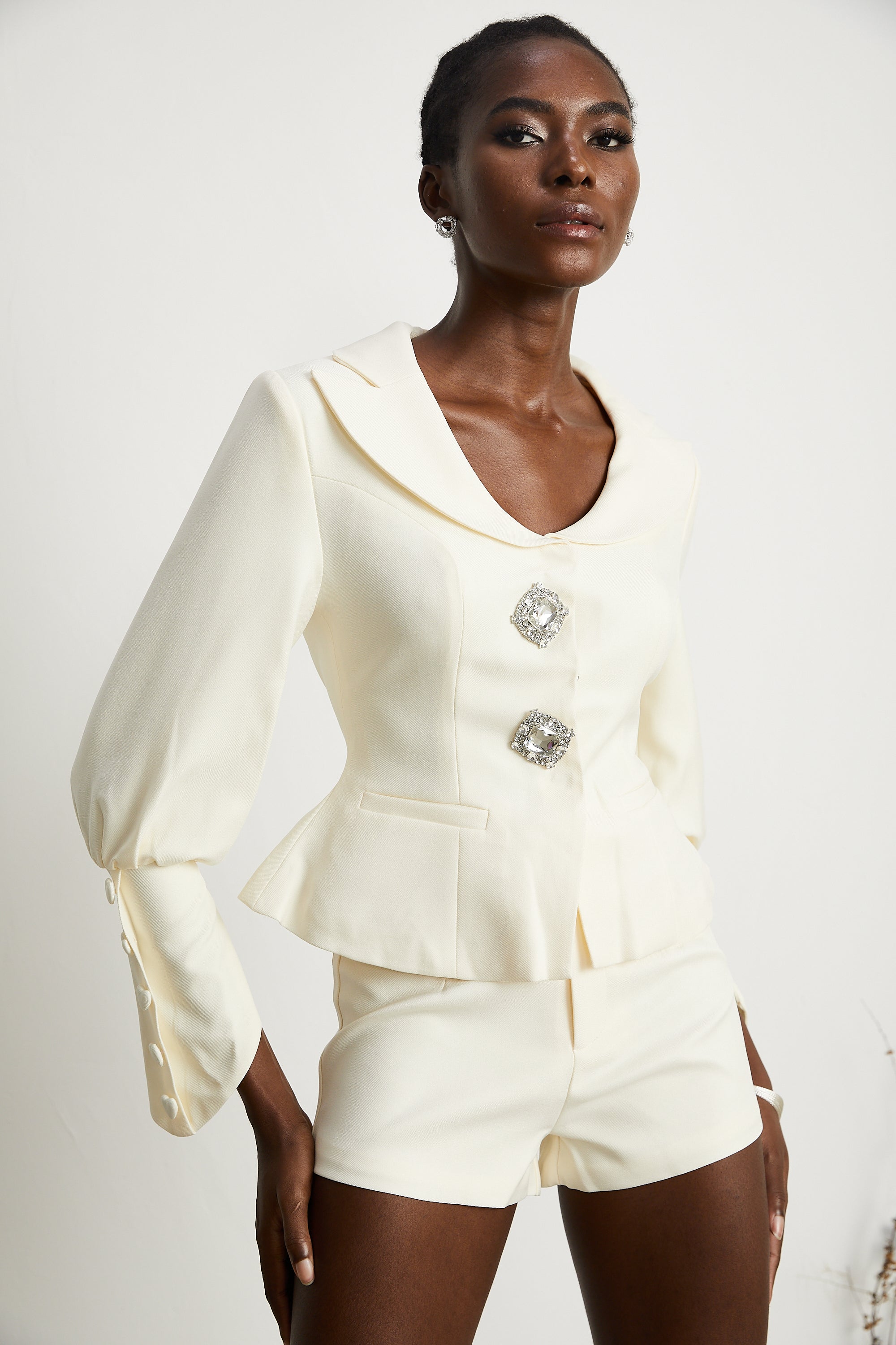 Iselin jacket & shorts matching set (Final Sale-US Only)