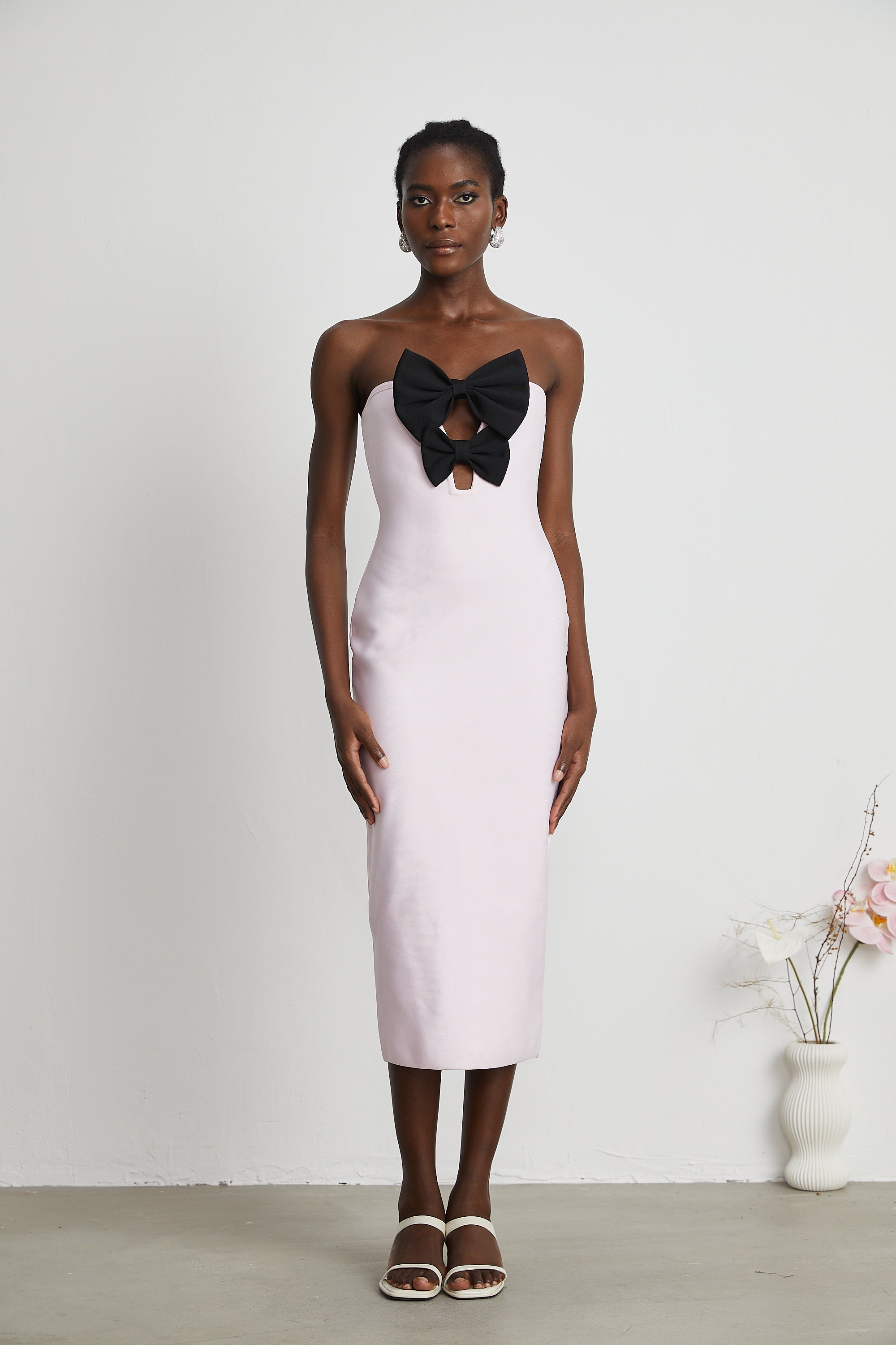 Étaín pink bowknot bandage dress (US Only)