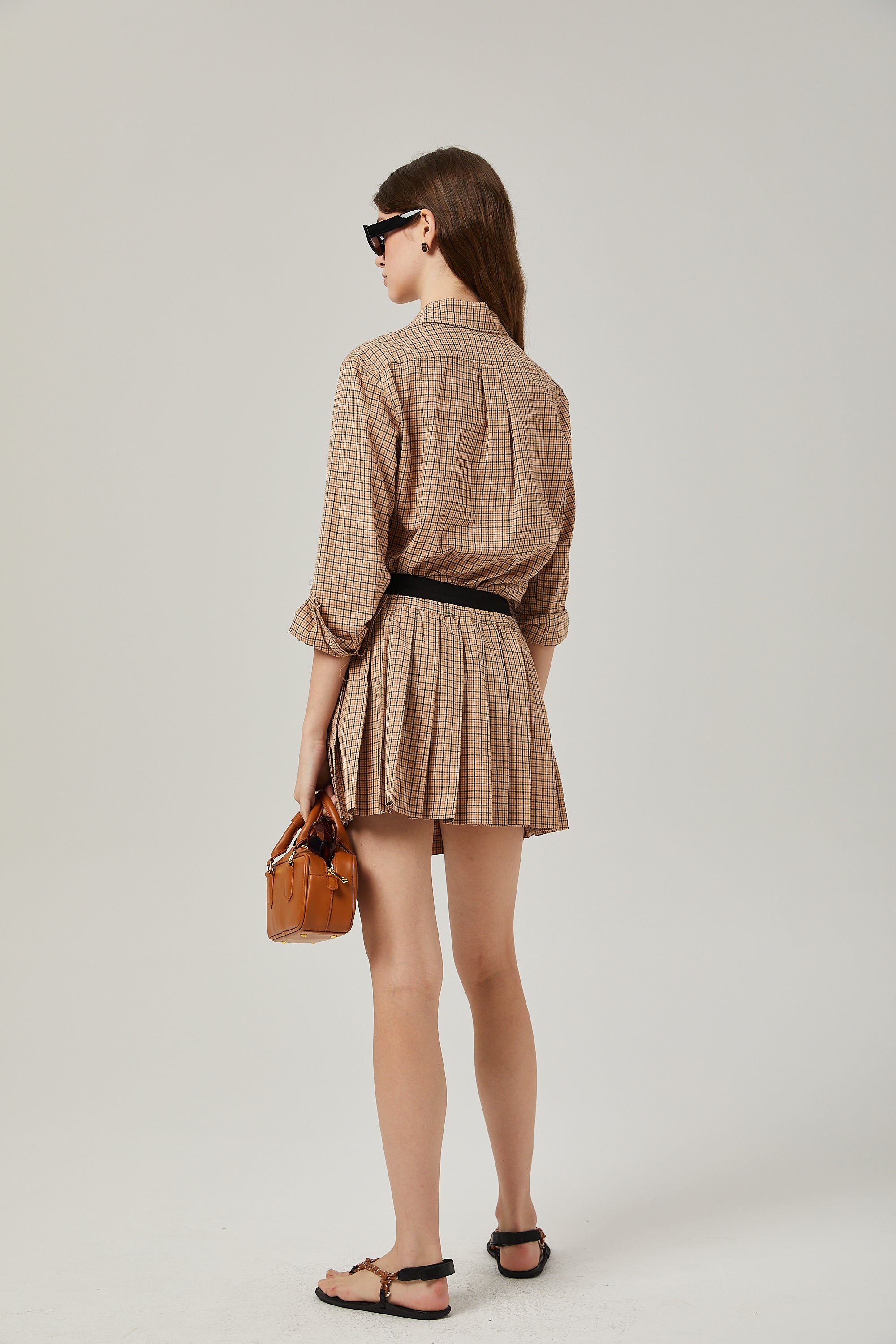 Fabienne checked pattern shirt