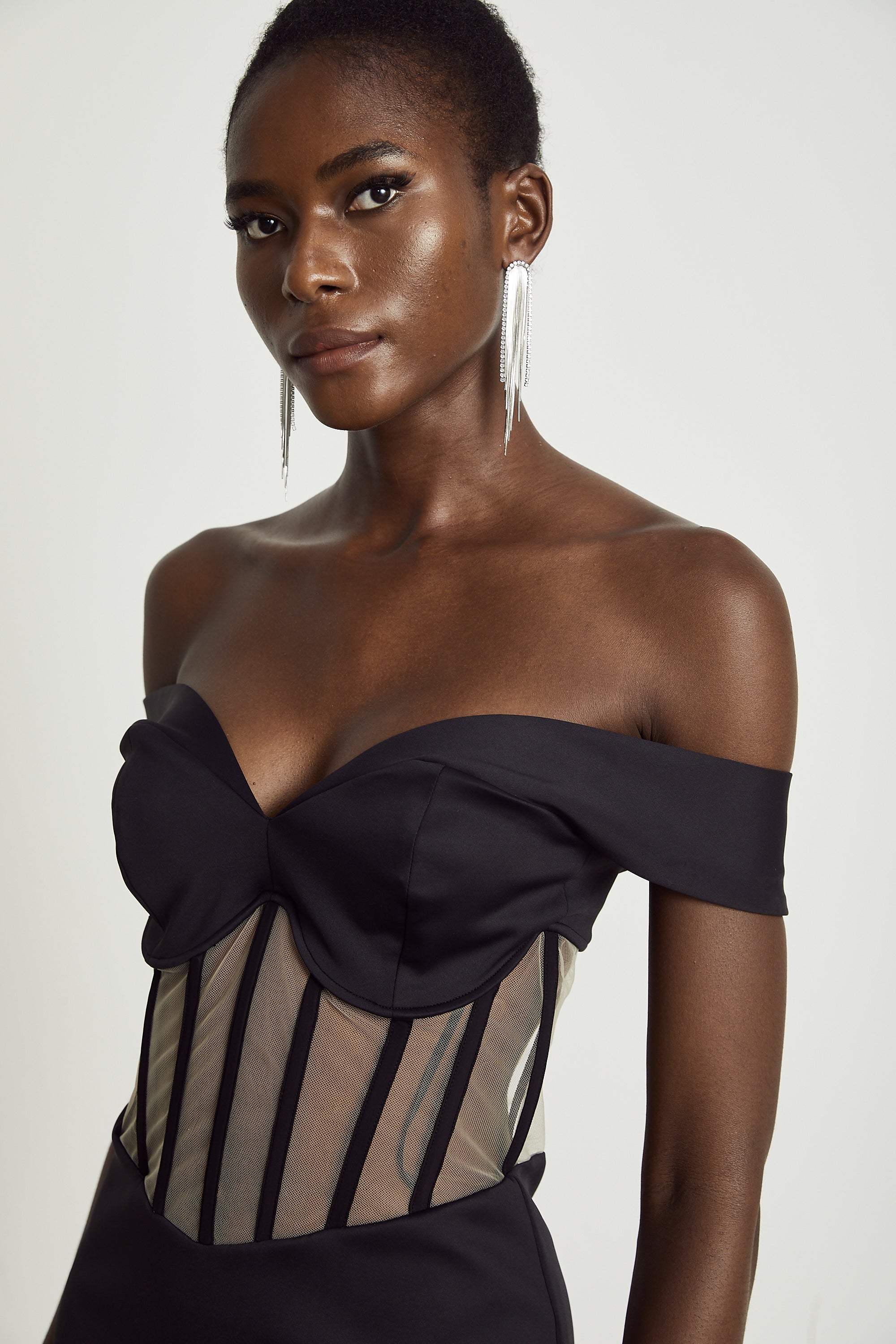 Laguna panelled corset mini dress (US Only)
