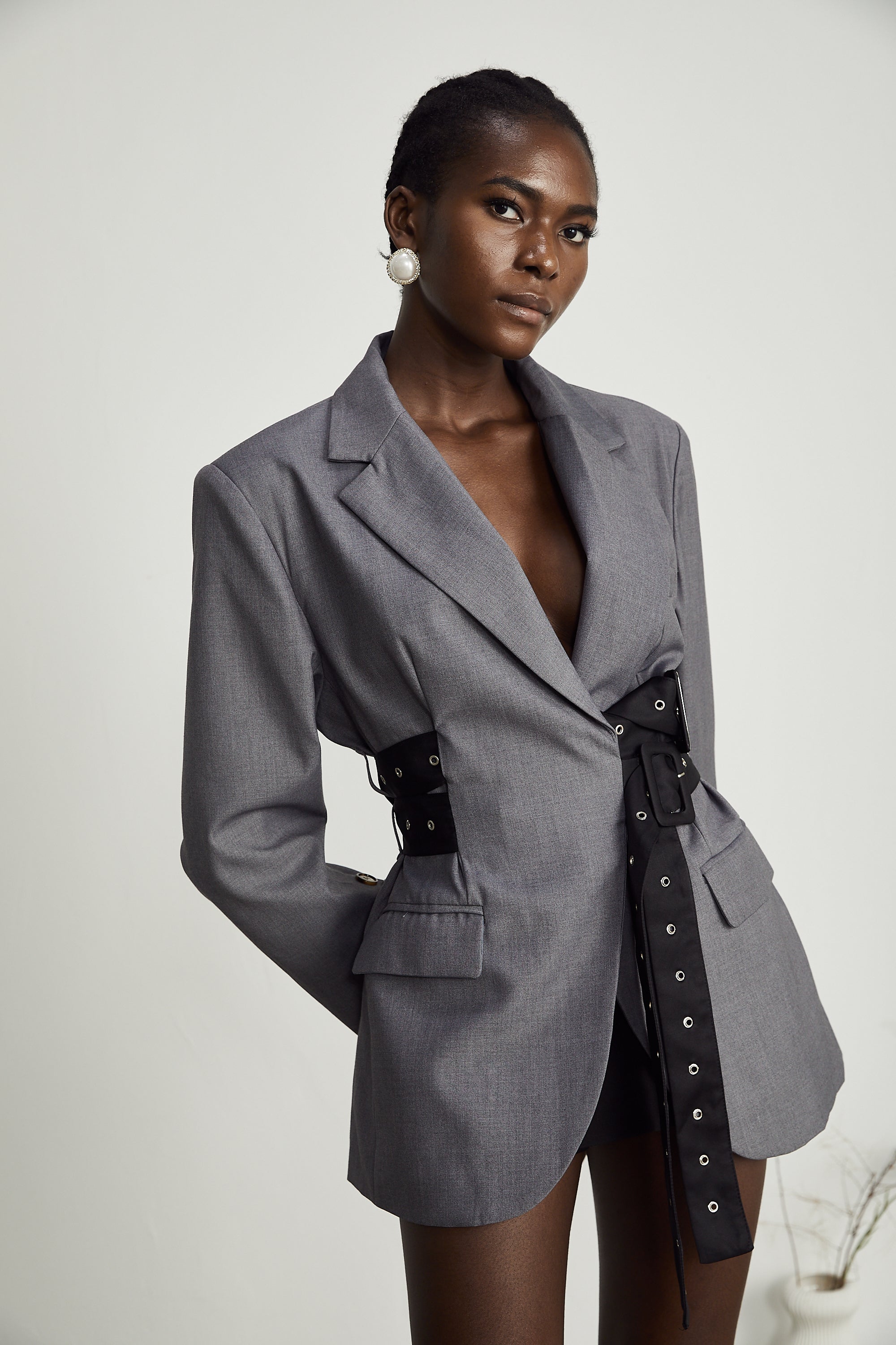 Thérèse Belted Waist Blazer (Final Sale-US Only)