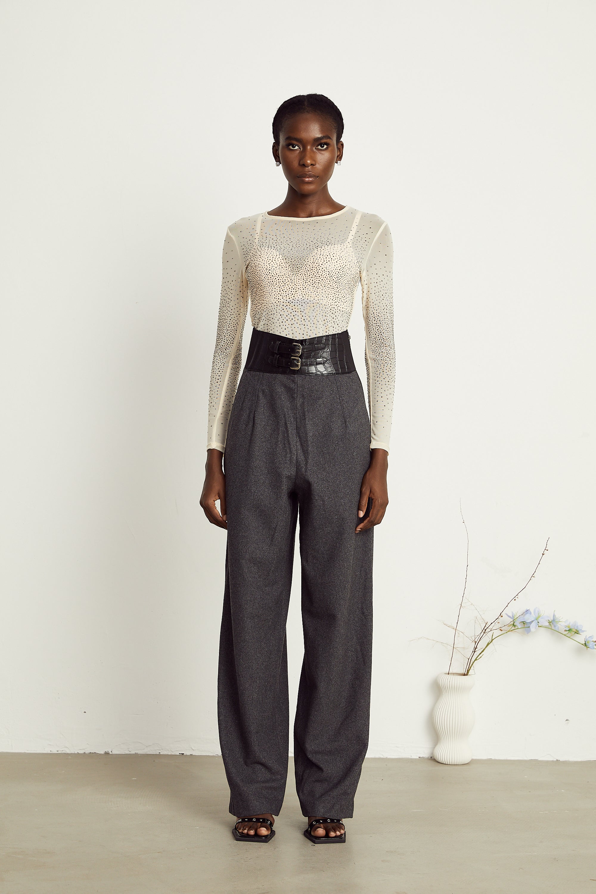 Colette double-buckle trousers (US Only)