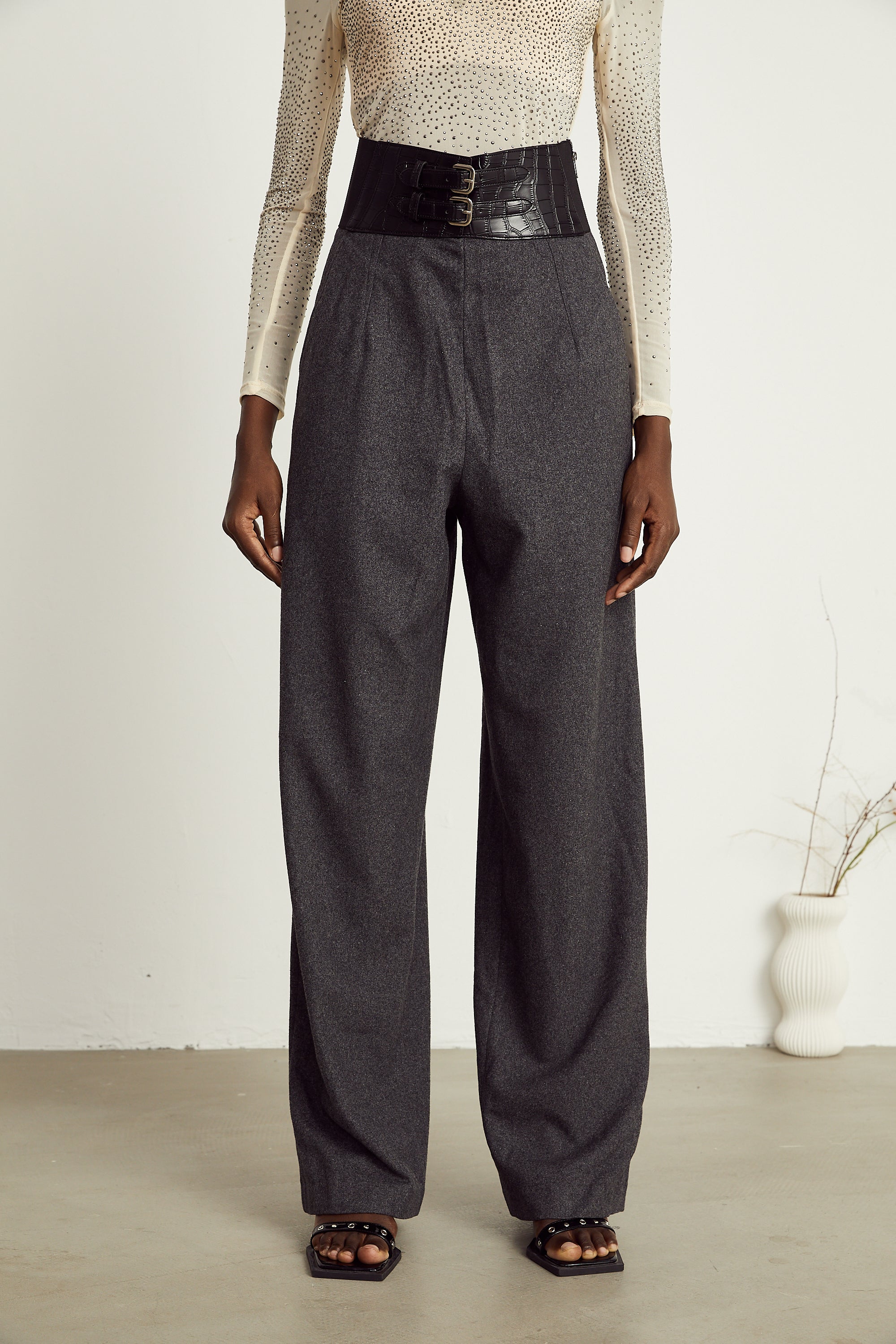 Colette double-buckle trousers (US Only)