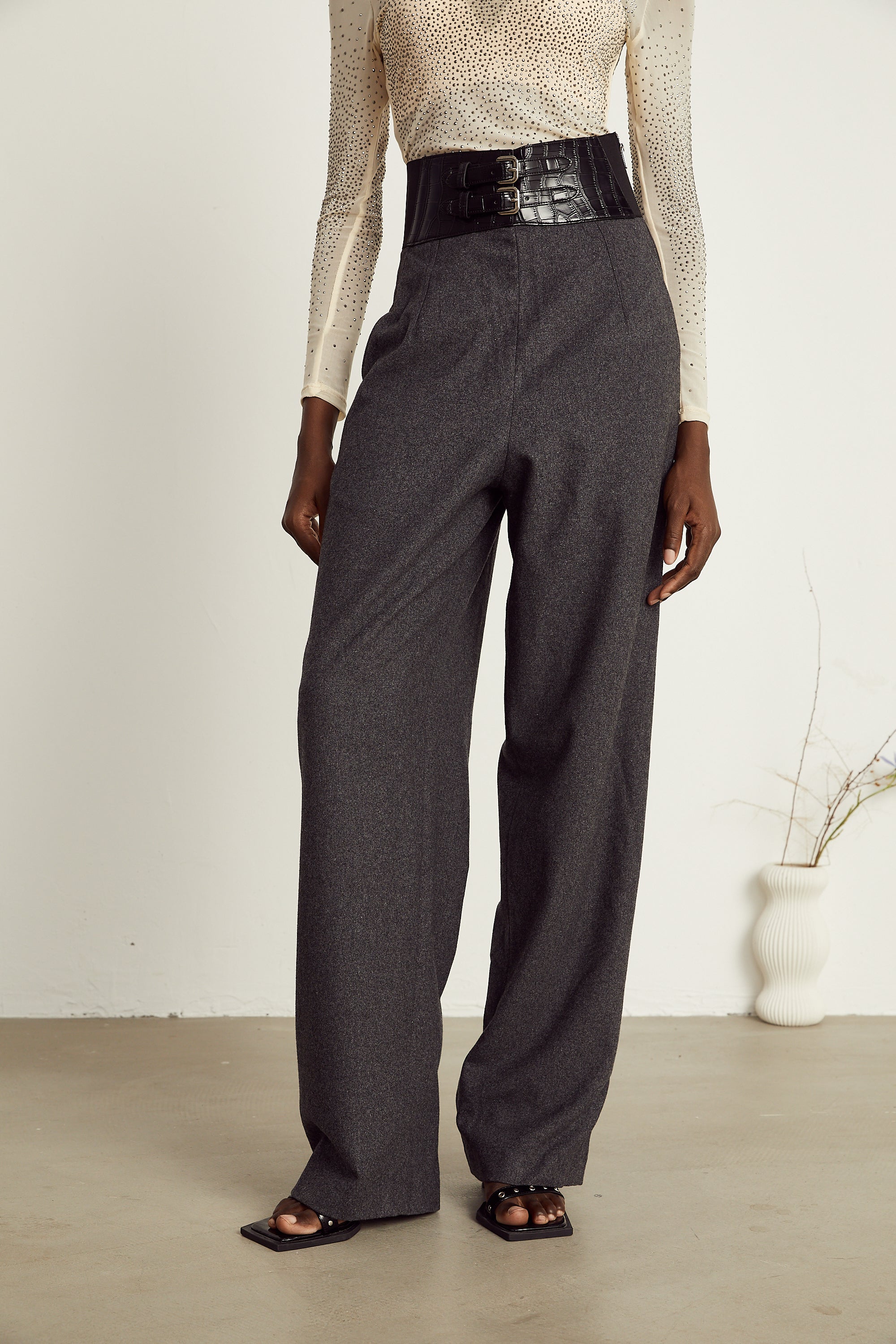 Colette double-buckle trousers (US Only)