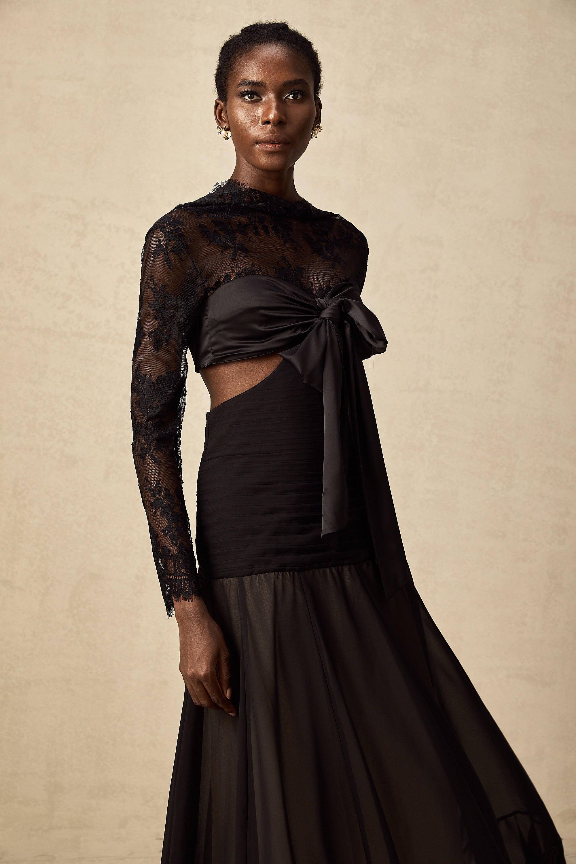 Maïwenn floral-lace panelled maxi dress (Final Sale-US Only)